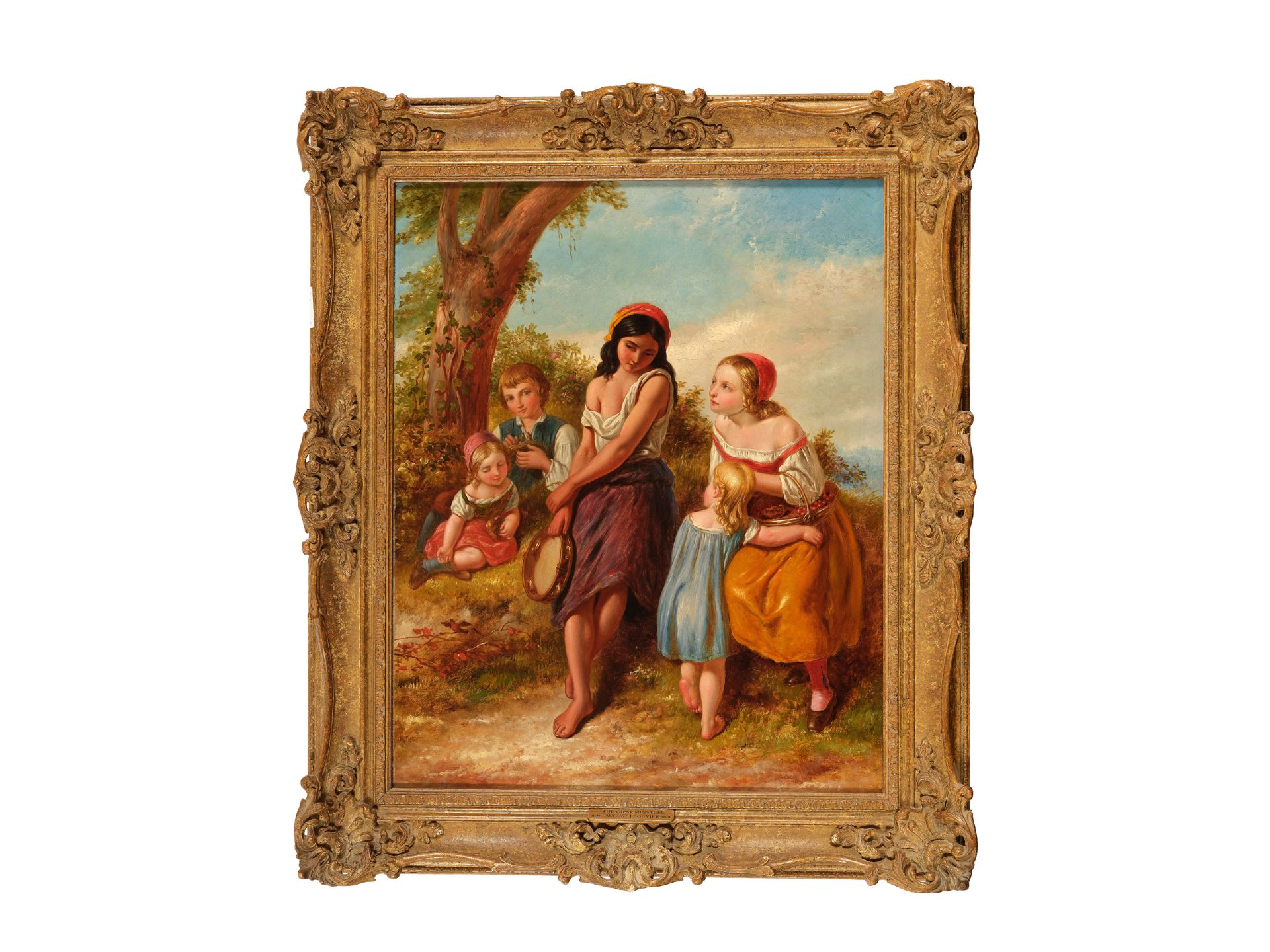 Augustus Jules Bouvier, Frankreich 1825 – 1881 Frankreich, zugeschrieben, Die kleine Zigeunerin