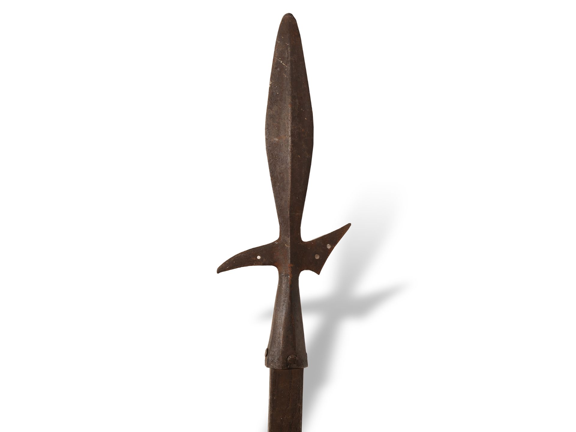 Halberd, 17th/19th century, Forged iron - Image 2 of 2