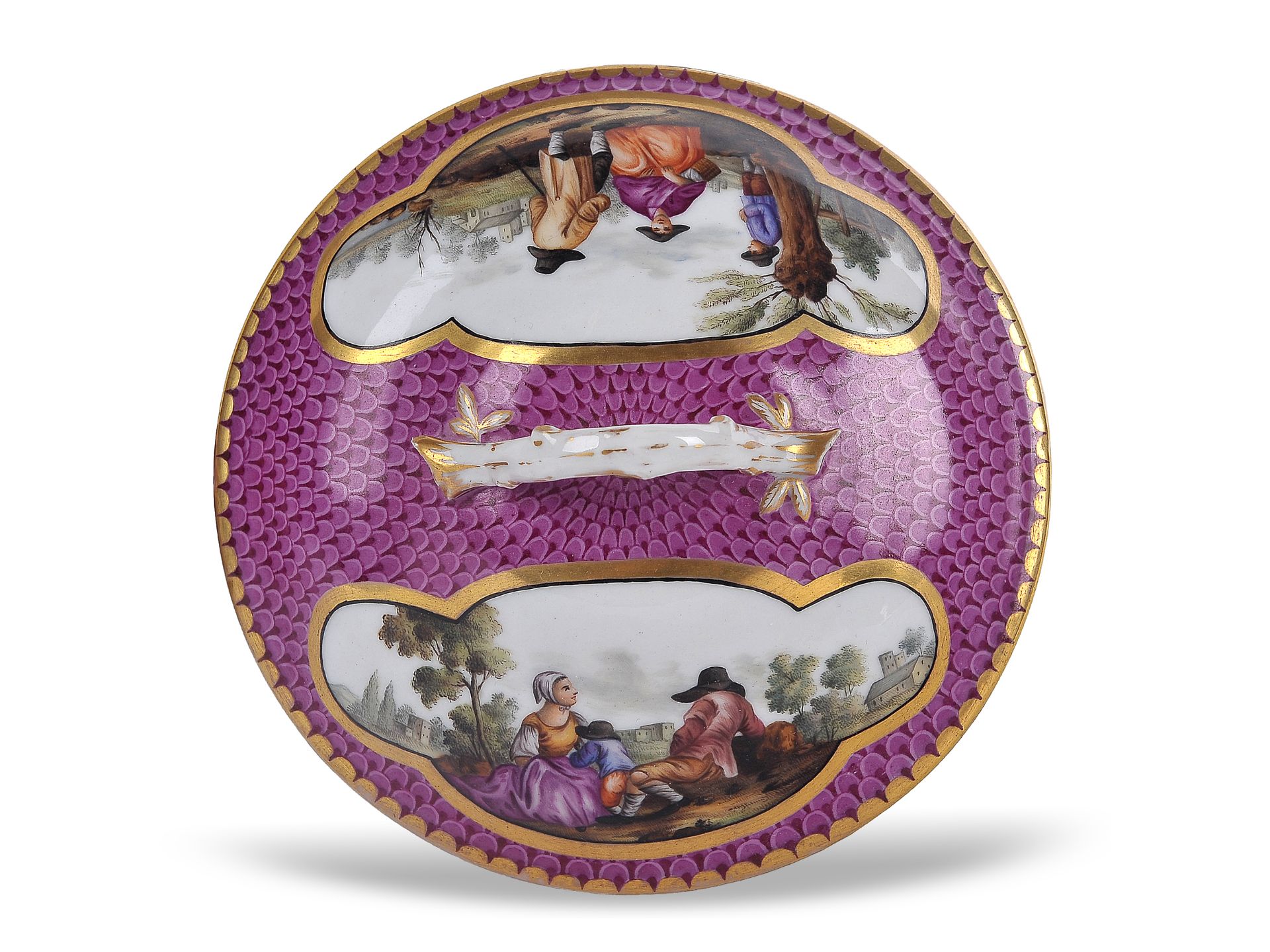 Meissen Ecuelle, Around 1750, Porcelain Ecuelle - Image 6 of 14