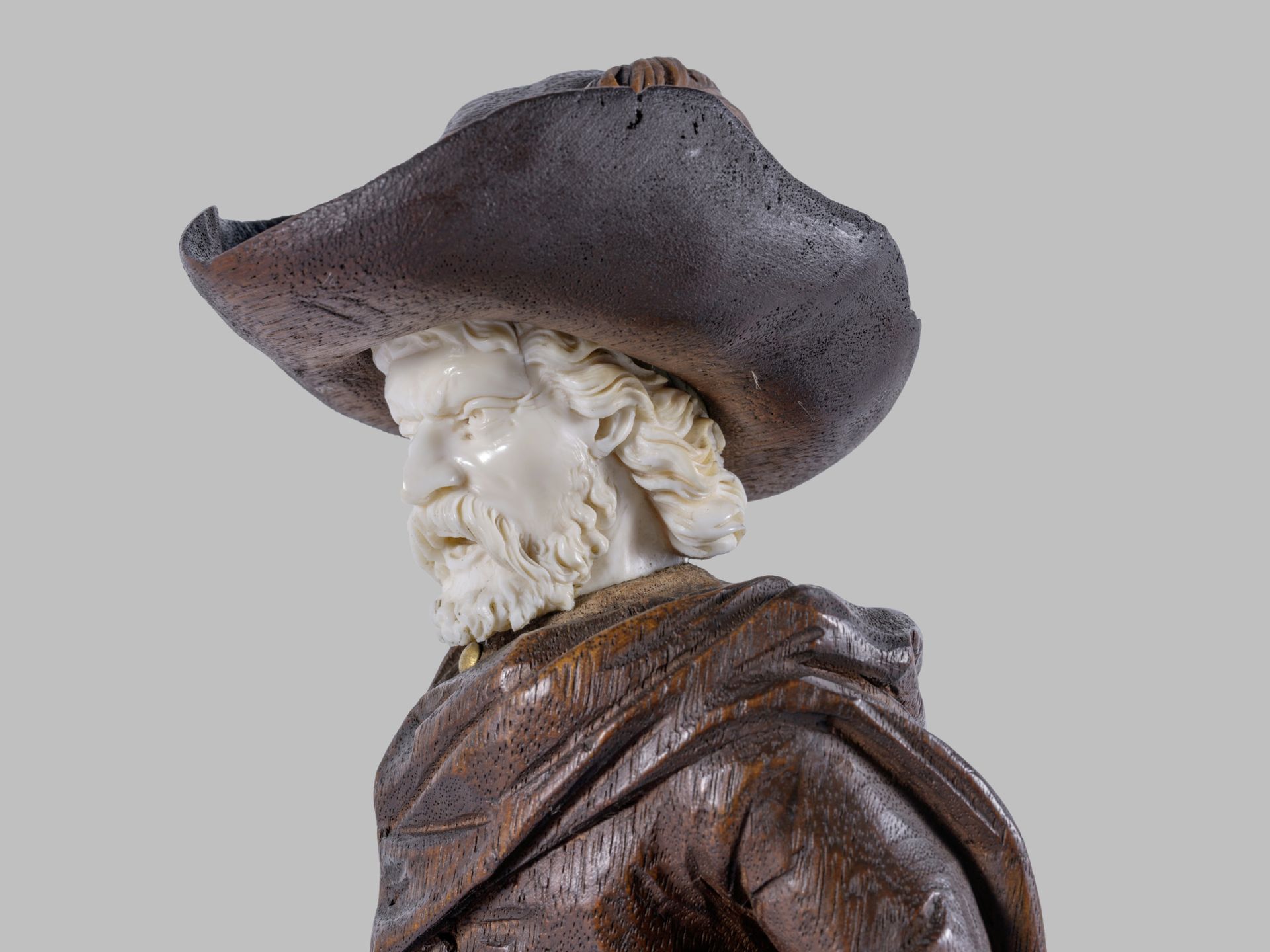 Museale Skulptur - Simon Troger, Abfaltersbach 1683 – 1768 Haidhausen, und Werkstatt, Vagabund - Bild 8 aus 9