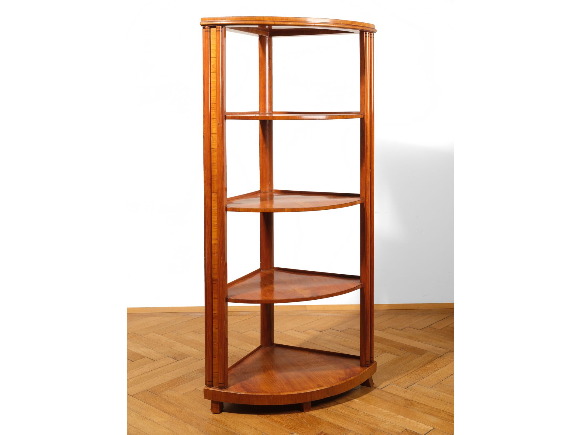 Eck Etagere, Biedermeier um 1830, Süddeutsch, München? - Bild 2 aus 3