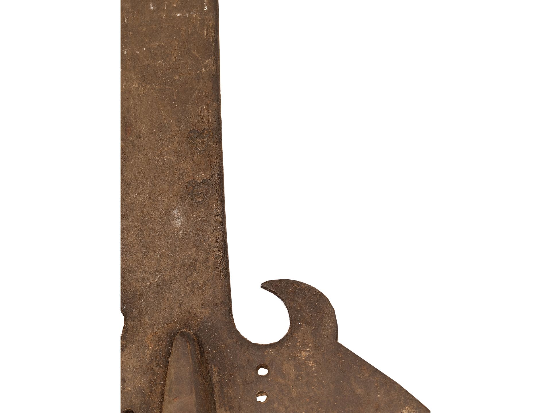 Halberd, 17th/19th century, Forged iron - Image 2 of 2