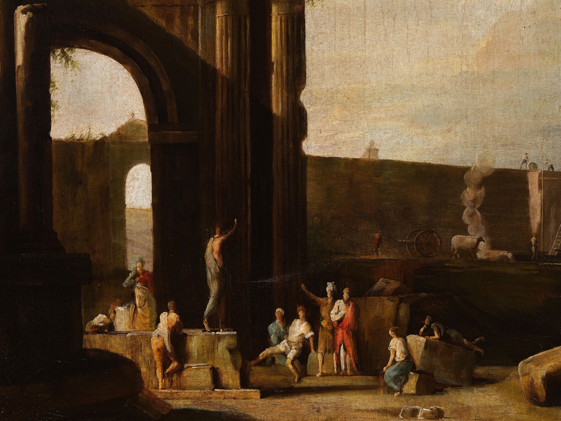 Marco Ricci, Belluno 1676 – 1730 Venedig, zugeschrieben, Capriccio - Bild 3 aus 4