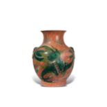 Famille verte Vase, China, Ming-Qing, 17./19. Jahrhundert