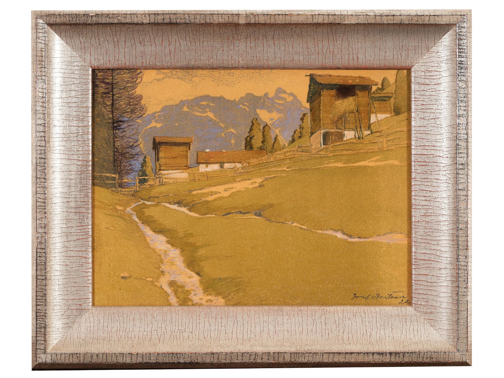 Josef Stoitzner, Wien 1884 – 1951 Bramberg am Wildkogel, Aus den hohen Tauern