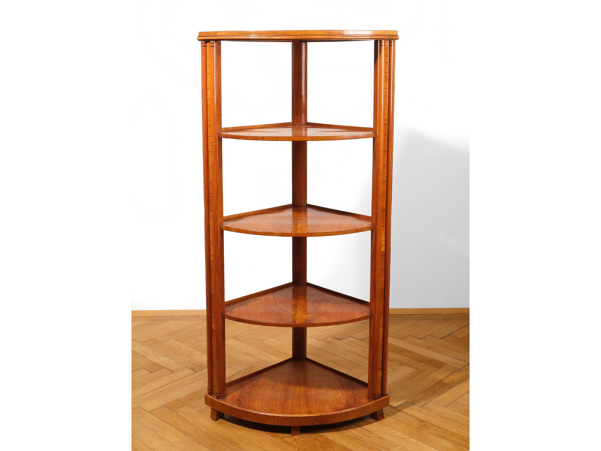 Eck Etagere, Biedermeier um 1830, Süddeutsch, München?