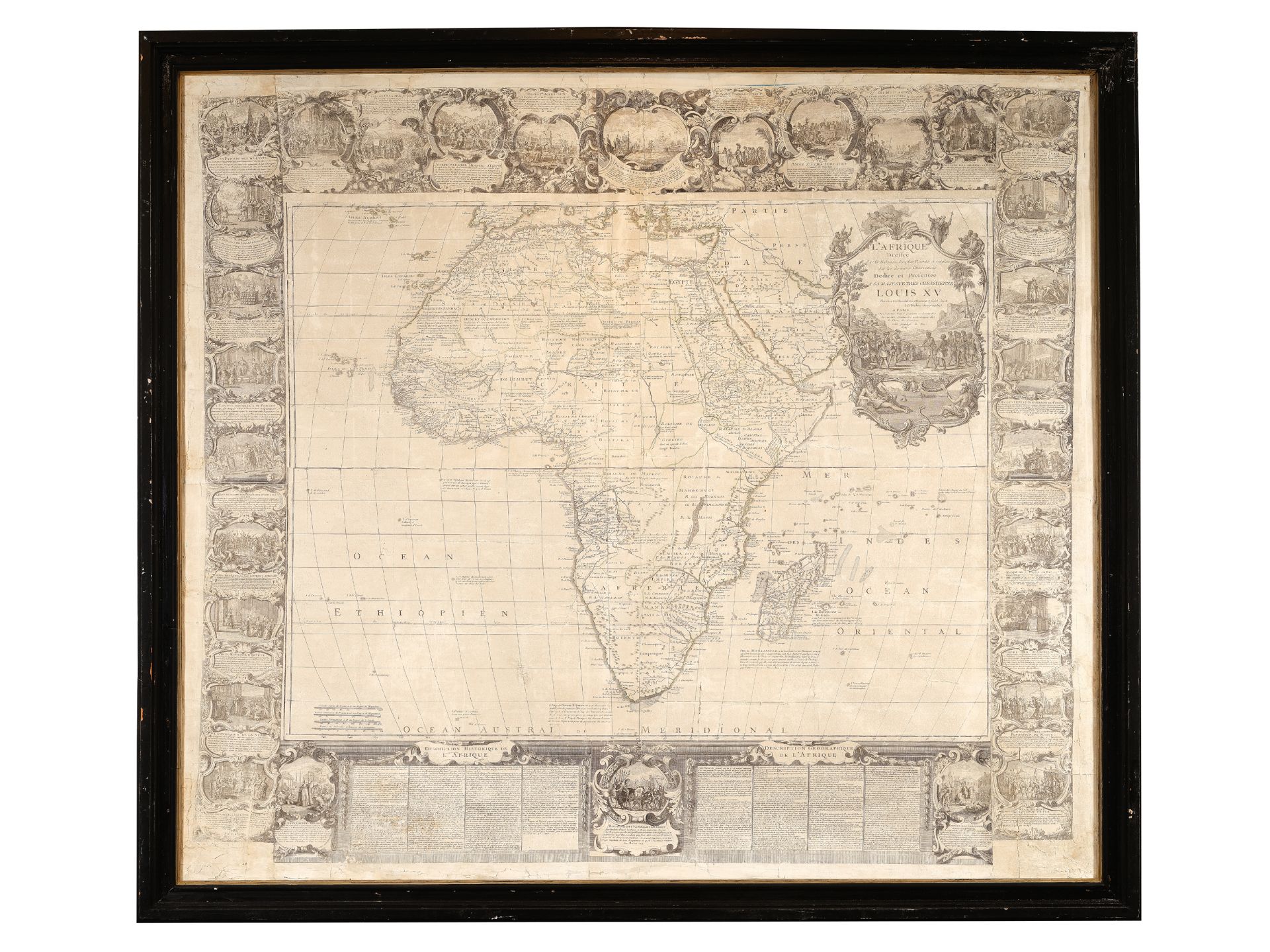 Jean Baptiste Nolin I., Ca. 1657 – 1725, Copper engraving wall map