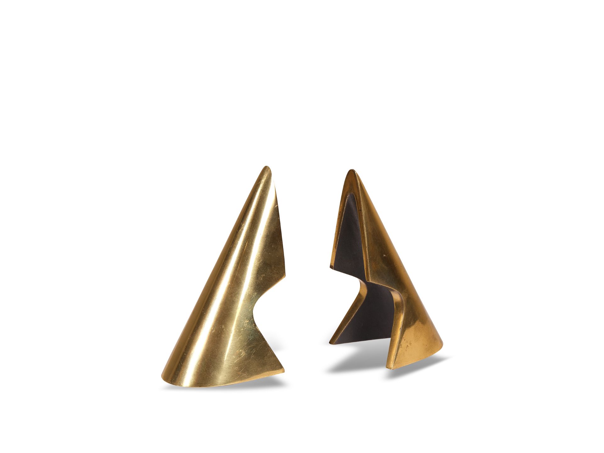 Werkstätte Carl Auböck, Pair of bookends, Brass - Image 2 of 4