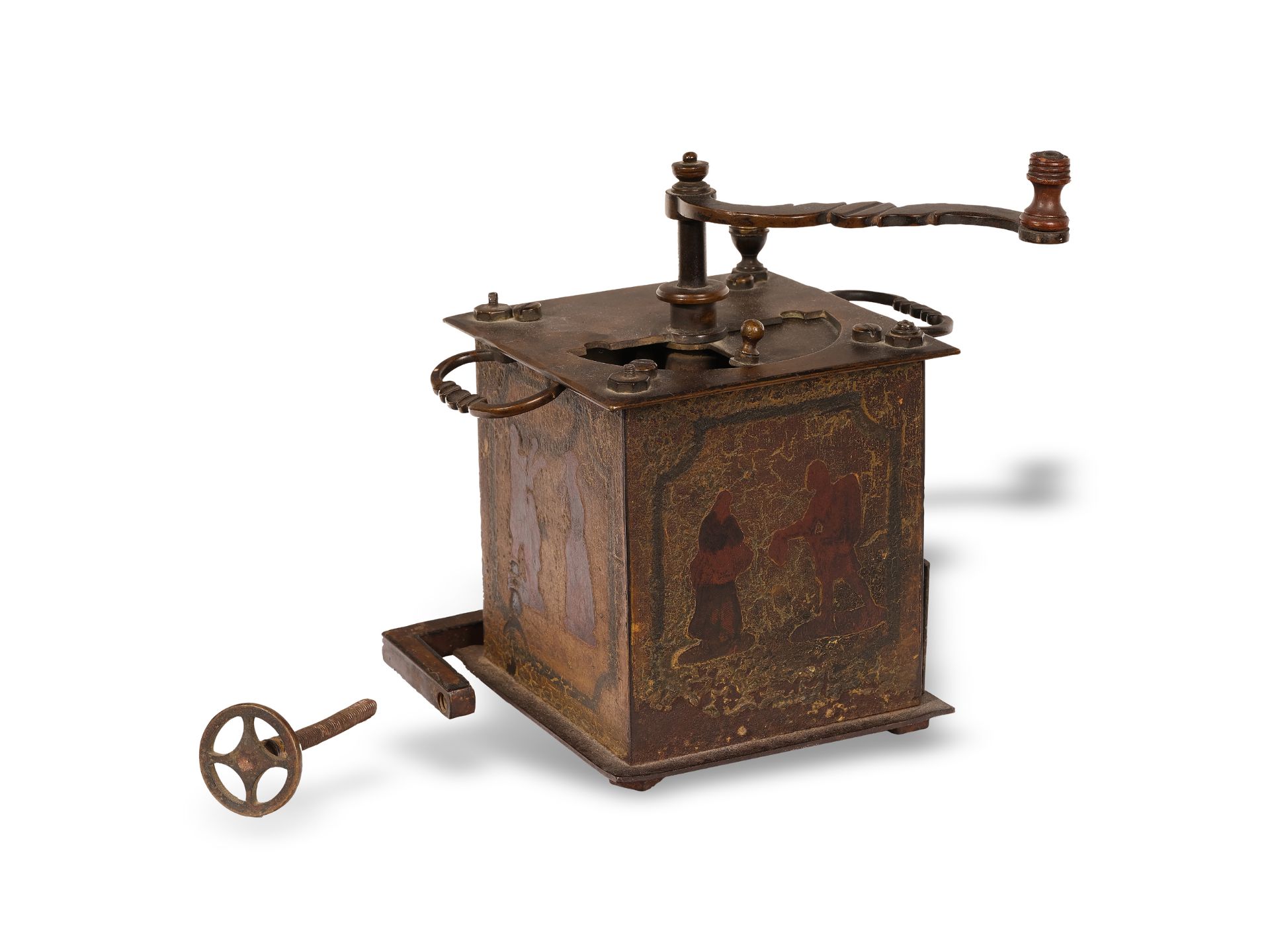 Museum coffee grinder, With table mounting, 18th century - Image 2 of 3