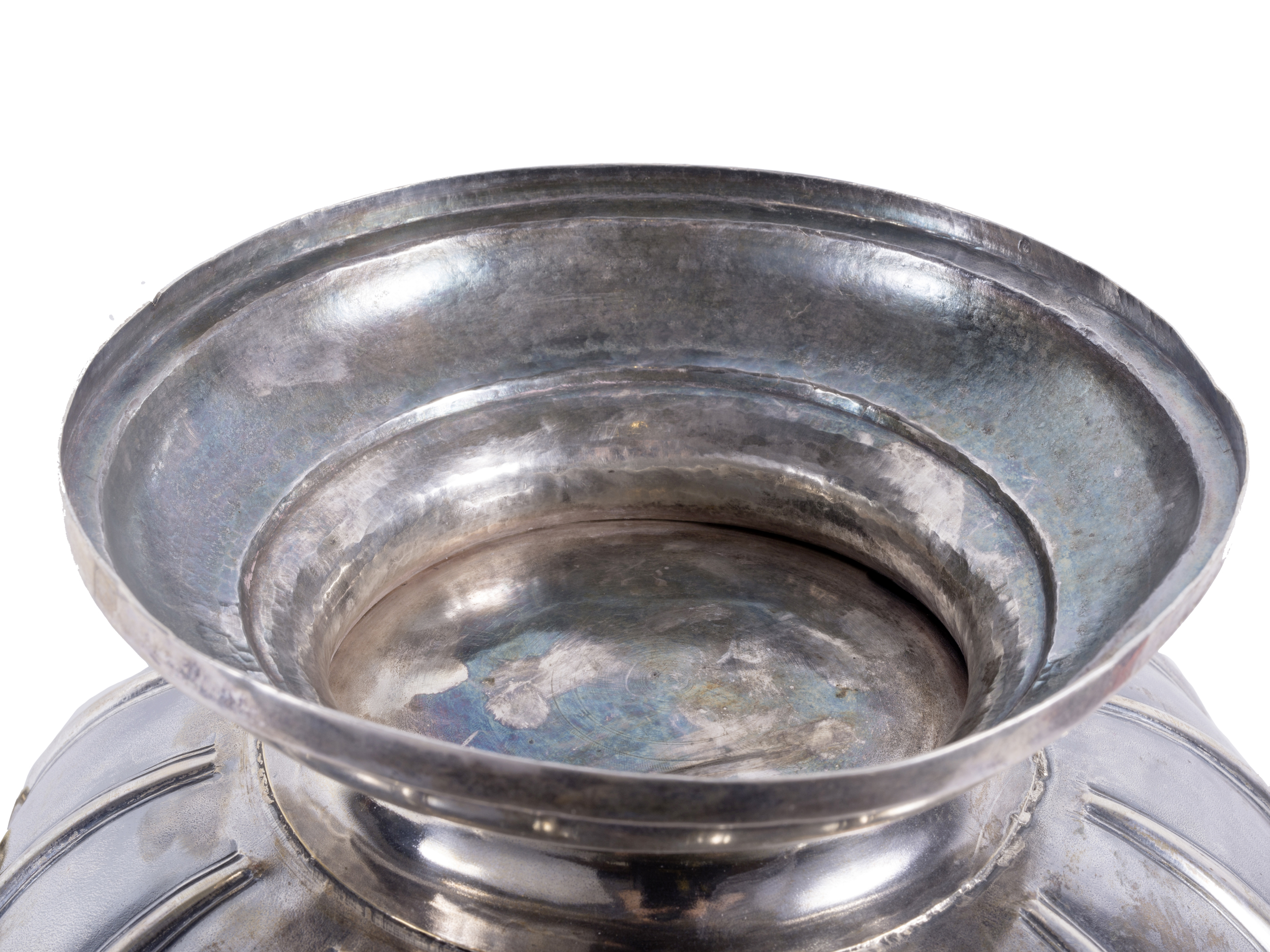 Exclusive champagne or wine cooler, 18th/19th century, Silver cast & chased - Image 5 of 9