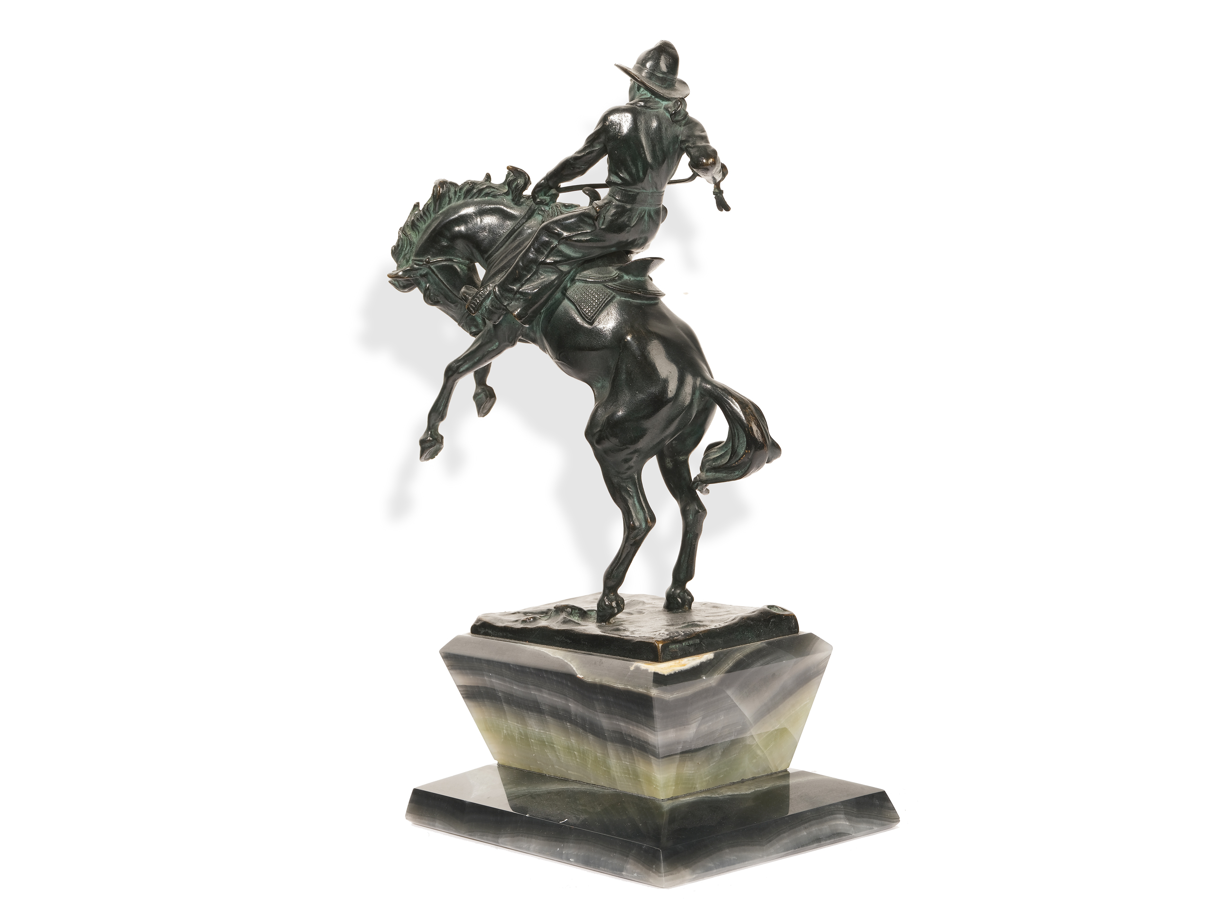 Cowboy, 
Ca. 1910, 
Bronze - Image 4 of 7