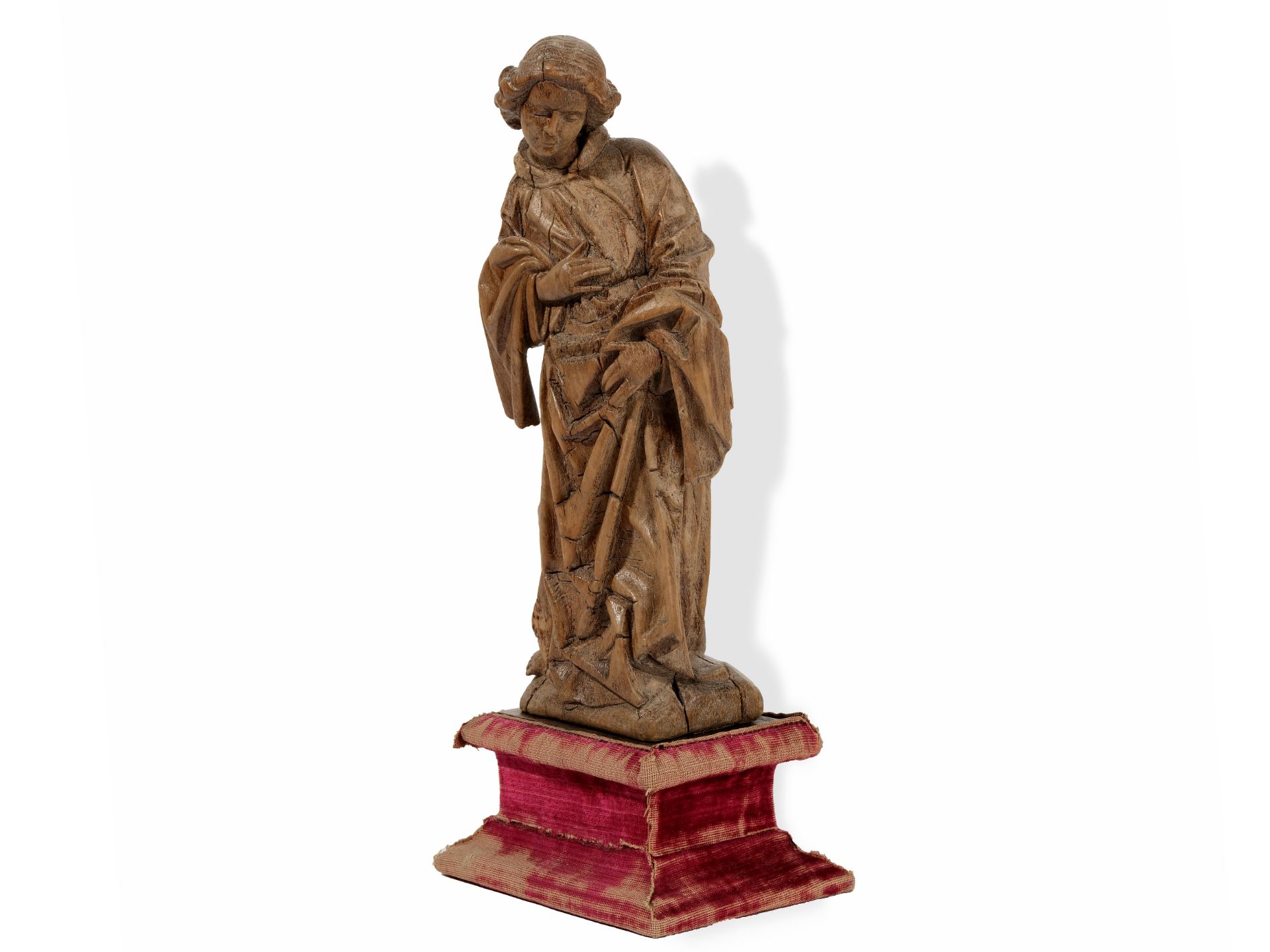 High quality sculpture, 
Brabant, Brussels?, 
Ca. 1500 - Image 3 of 6