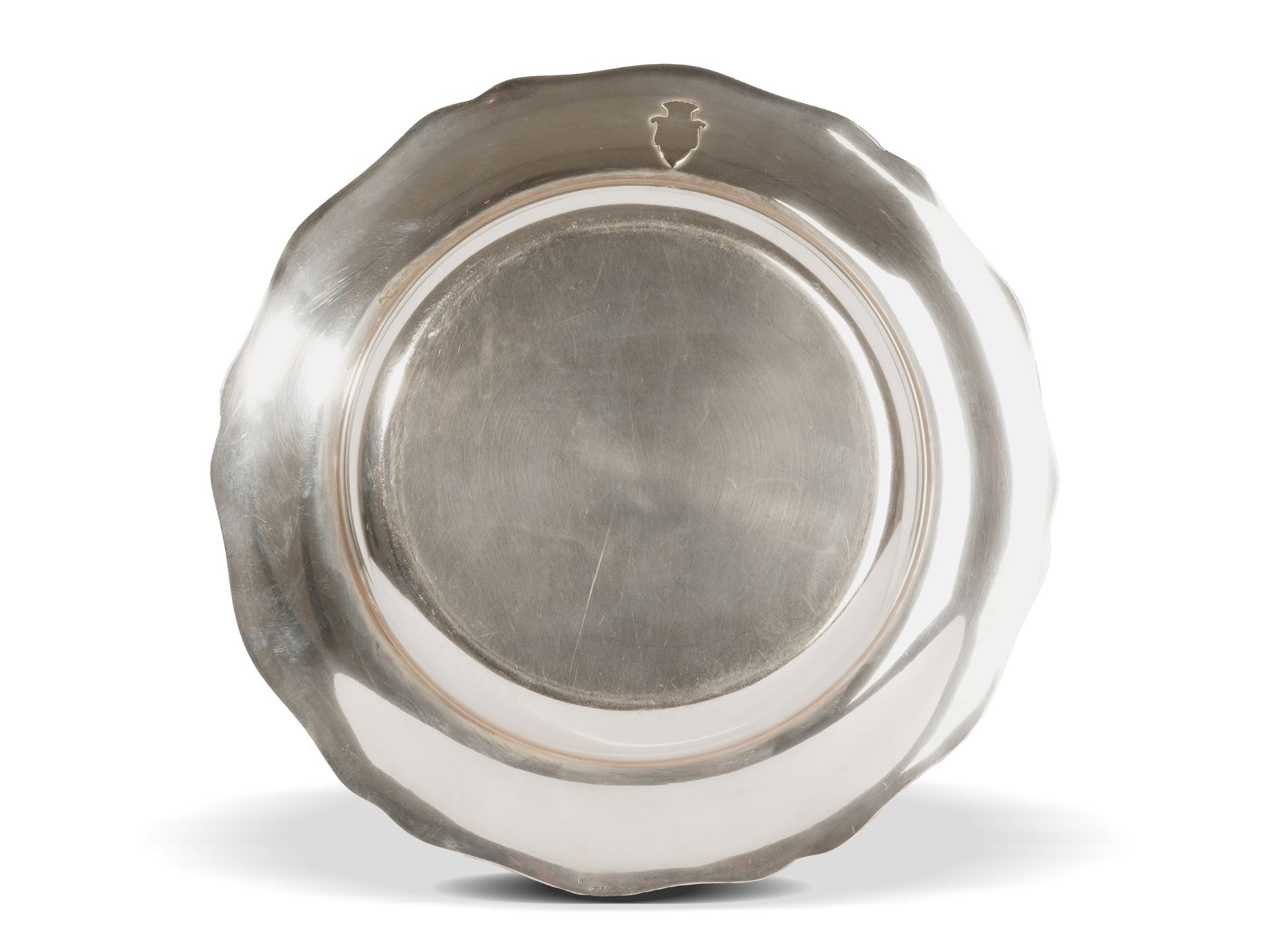 Silver plate, 
Ca. 1900, 
Marked - Image 4 of 5