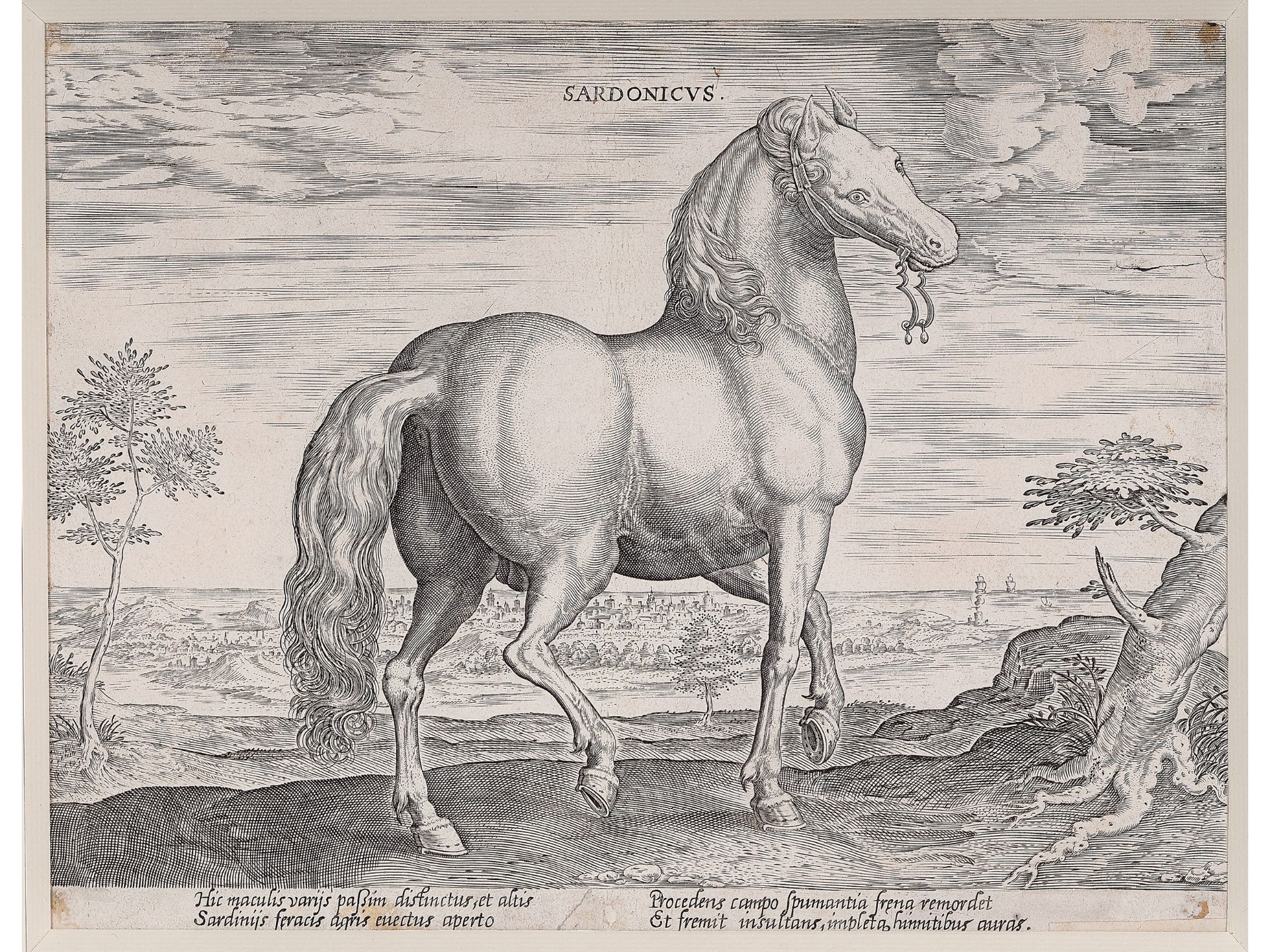 Kupferstich, Barock, 17./18. Jahrhundert, Sardonicus