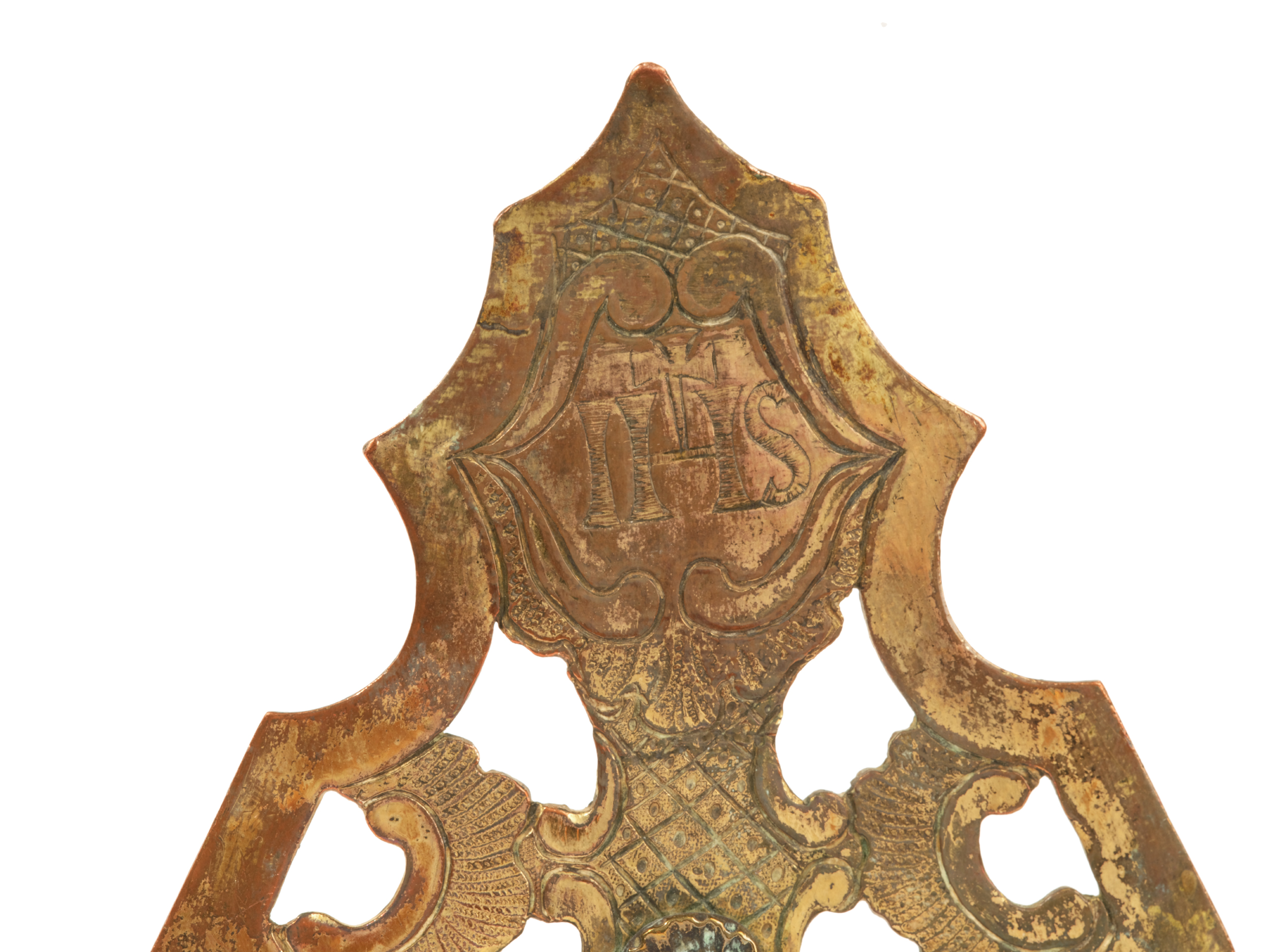 Top of a processional pole, 
South German, 
18th century - Image 5 of 6