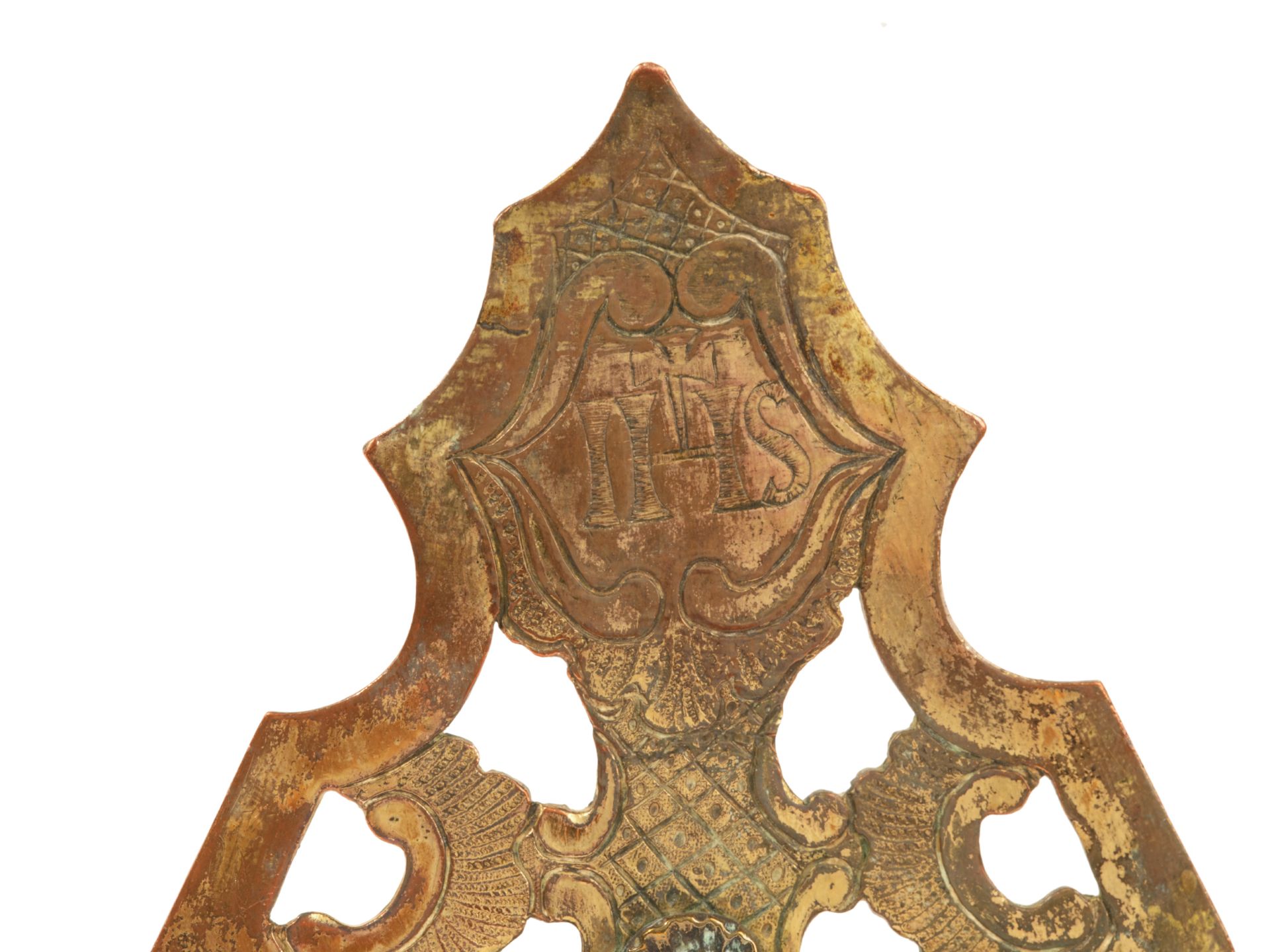 Top of a processional pole, 
South German, 
18th century - Image 5 of 6
