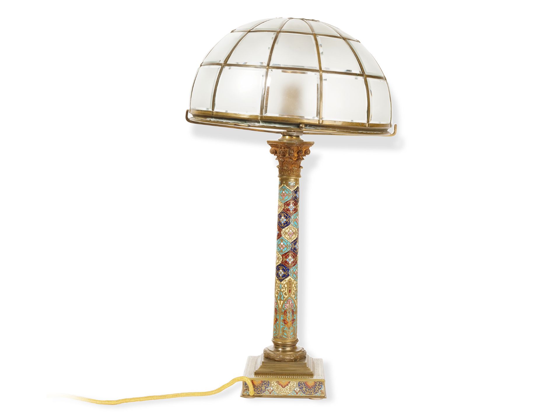 Table lamp, 
Ca. 1910, 
Bronze - Image 3 of 7