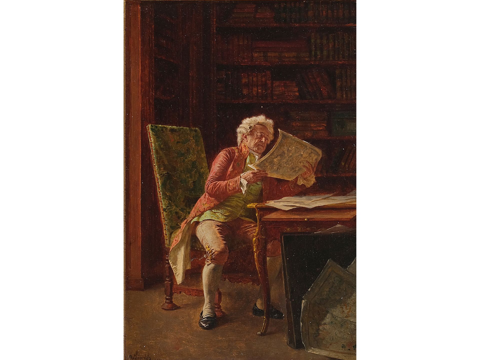 Wilhelm Löwith, 
Drosau 1861 - 1932 Munich, 
The scholar