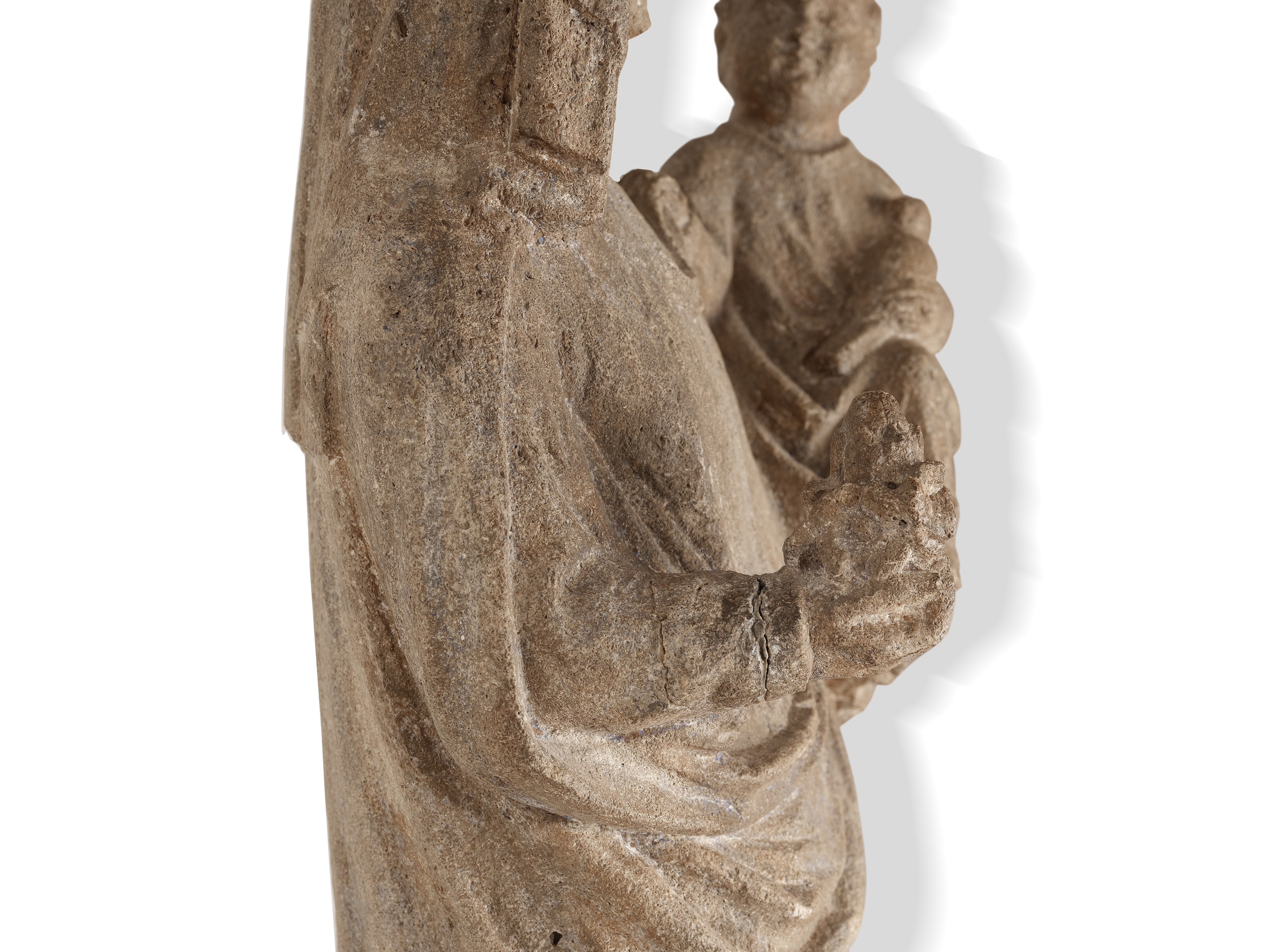 Gothic Madonna, 
France, 
14th/15th century - Image 6 of 9