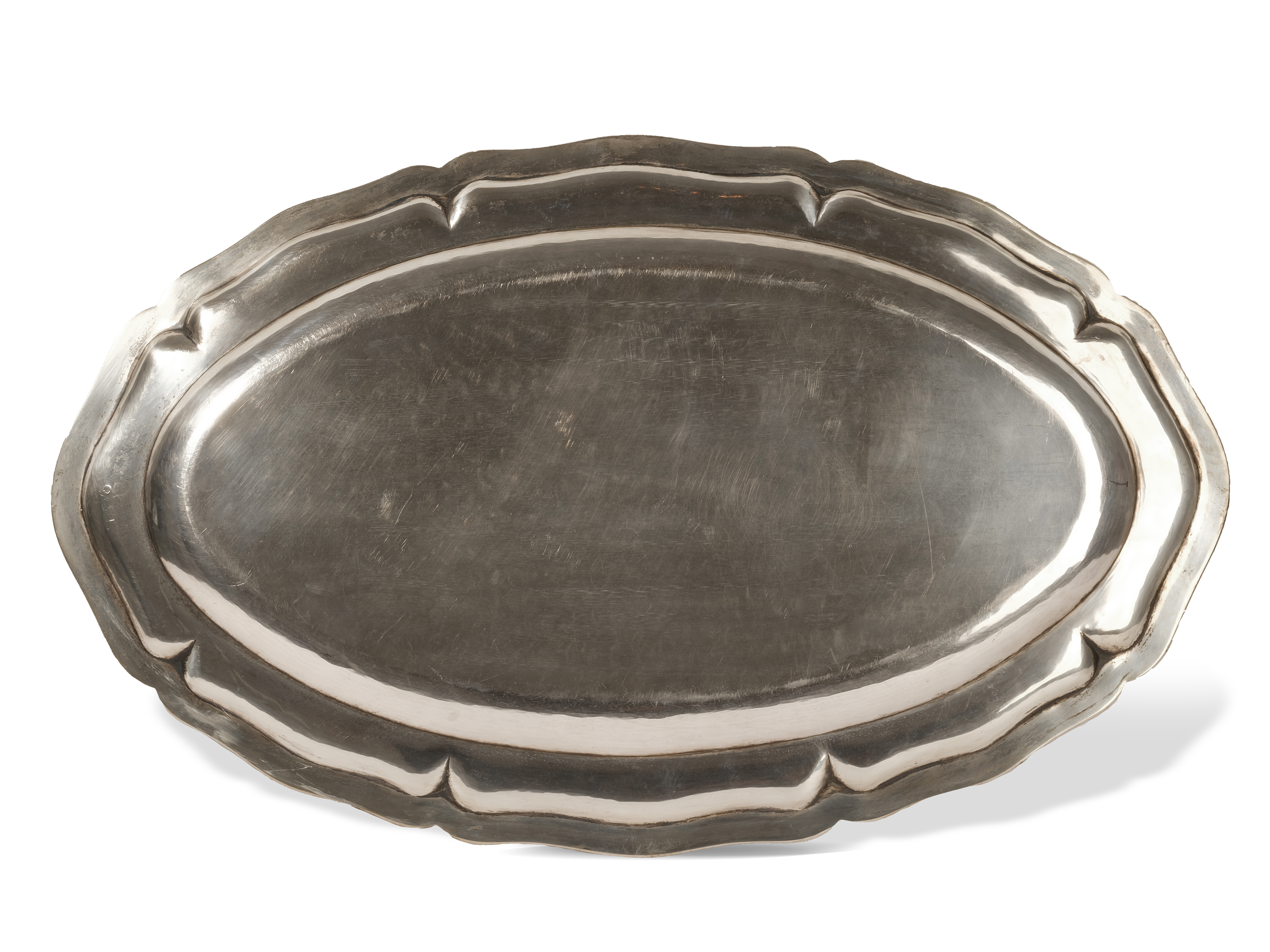 Silver tray, 
Austria, 
Ca. 1880/90 - Image 4 of 5