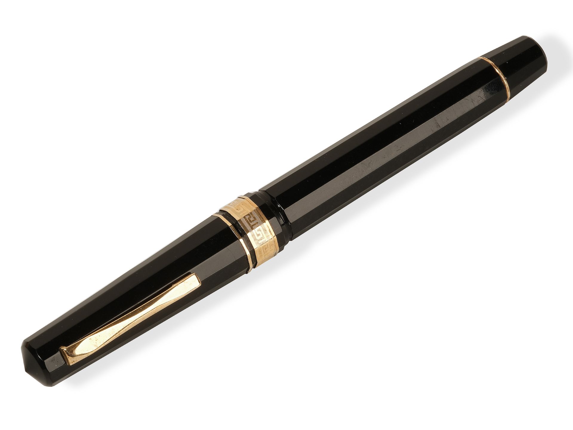 Fountain pen, 
OMAS, 
Feather 14K gold