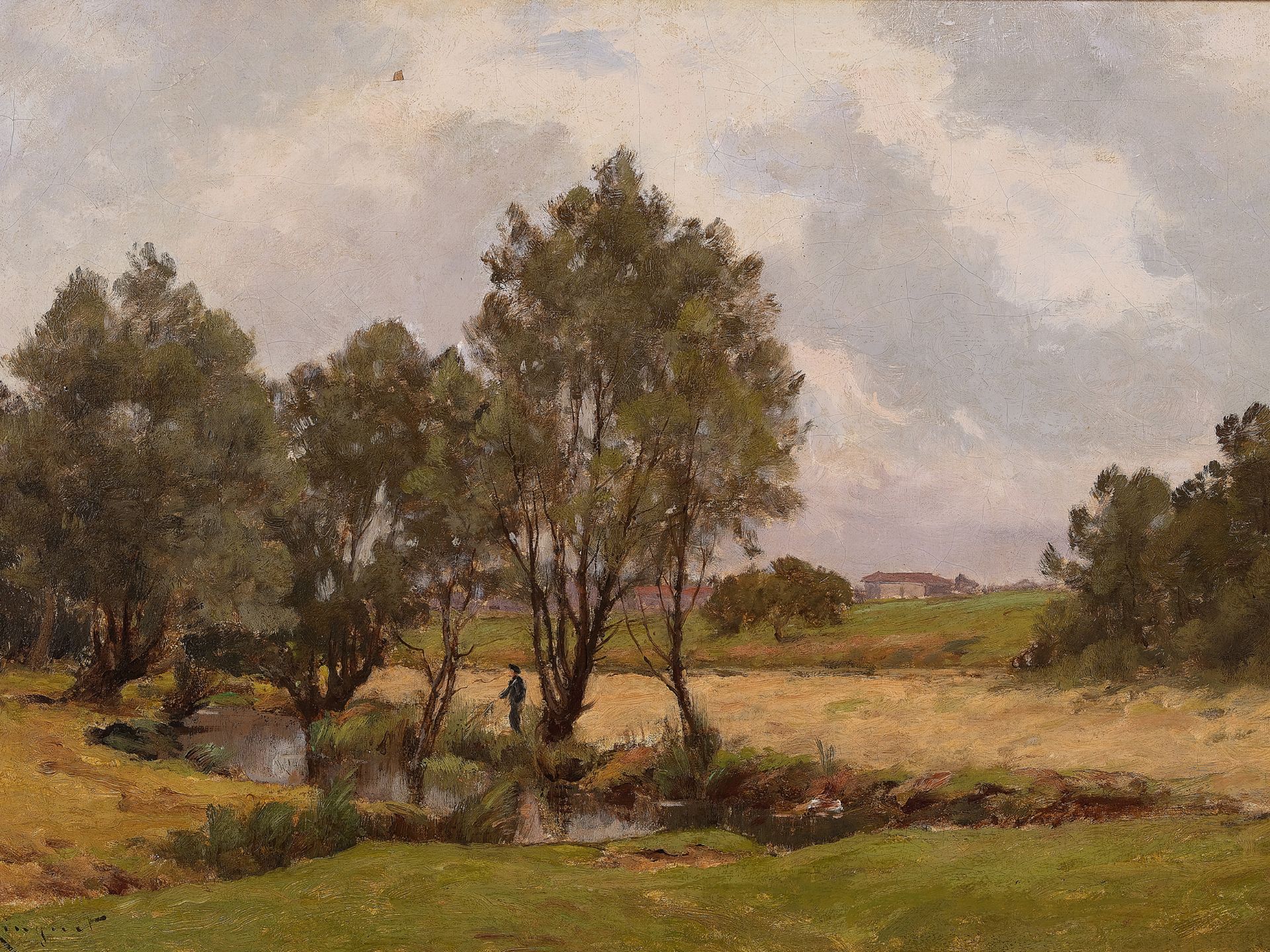 Henri Linguet, 
France 1881 - 1914 France, 
Summer landscape