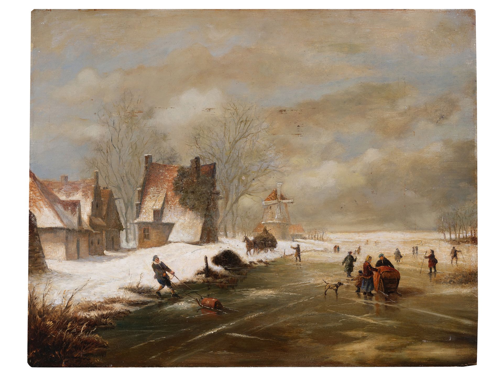 Remigus Adrianus van Haanen, 
Oosterhout 1812 - 1877 Bad Aussee, attributed, 
Winter