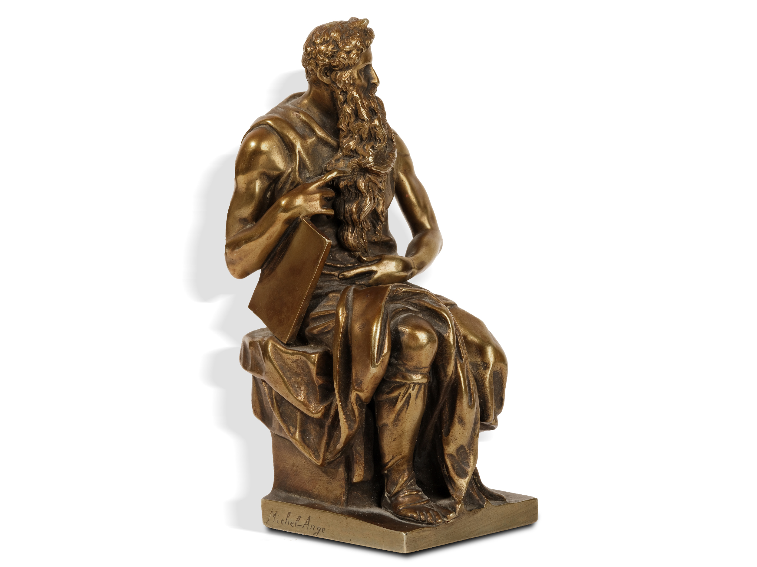 Moses, 
After Michelangelo, 
Ca. 1900 - Image 3 of 8
