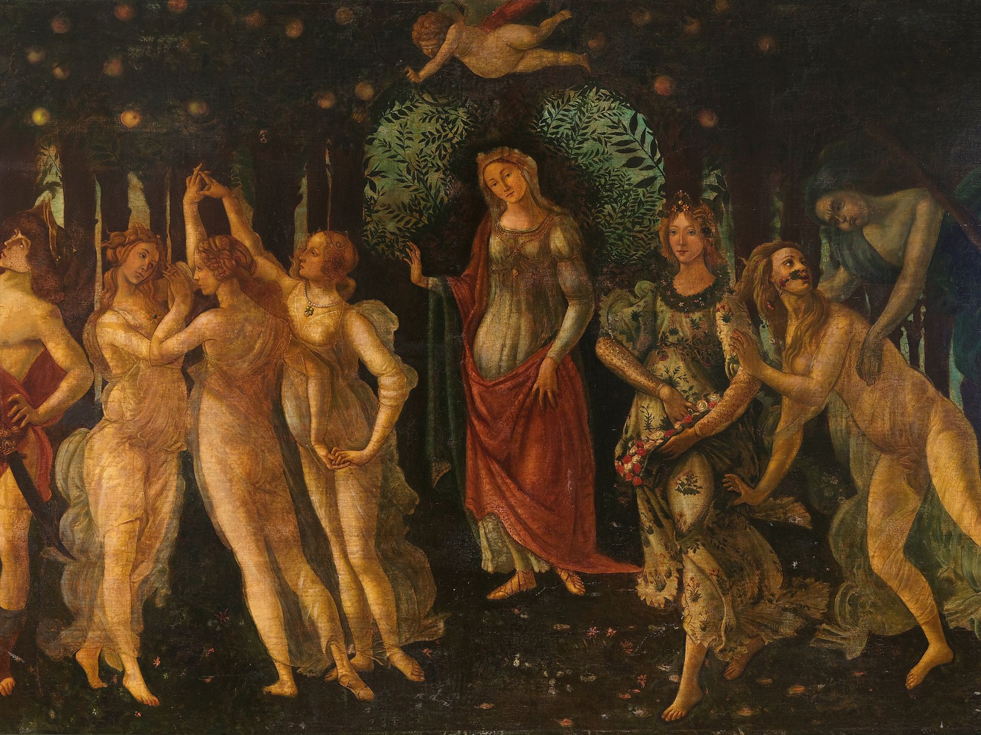 Sandro Botticelli, 
Florenz 1445 - 1510 Florenz, 
Primavera