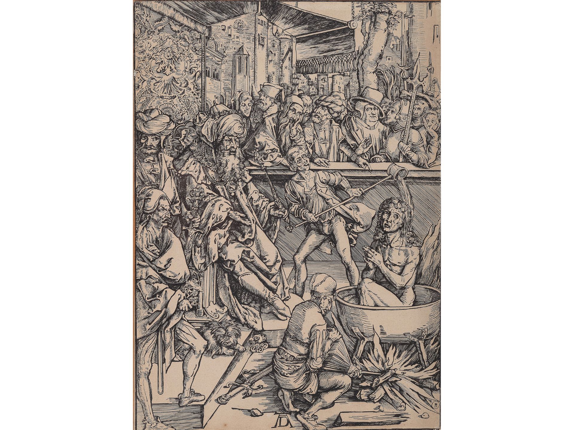 Albrecht Dürer, Nuremberg 1471 - 1528 Nuremberg, Martyrdom of John the Evangelist