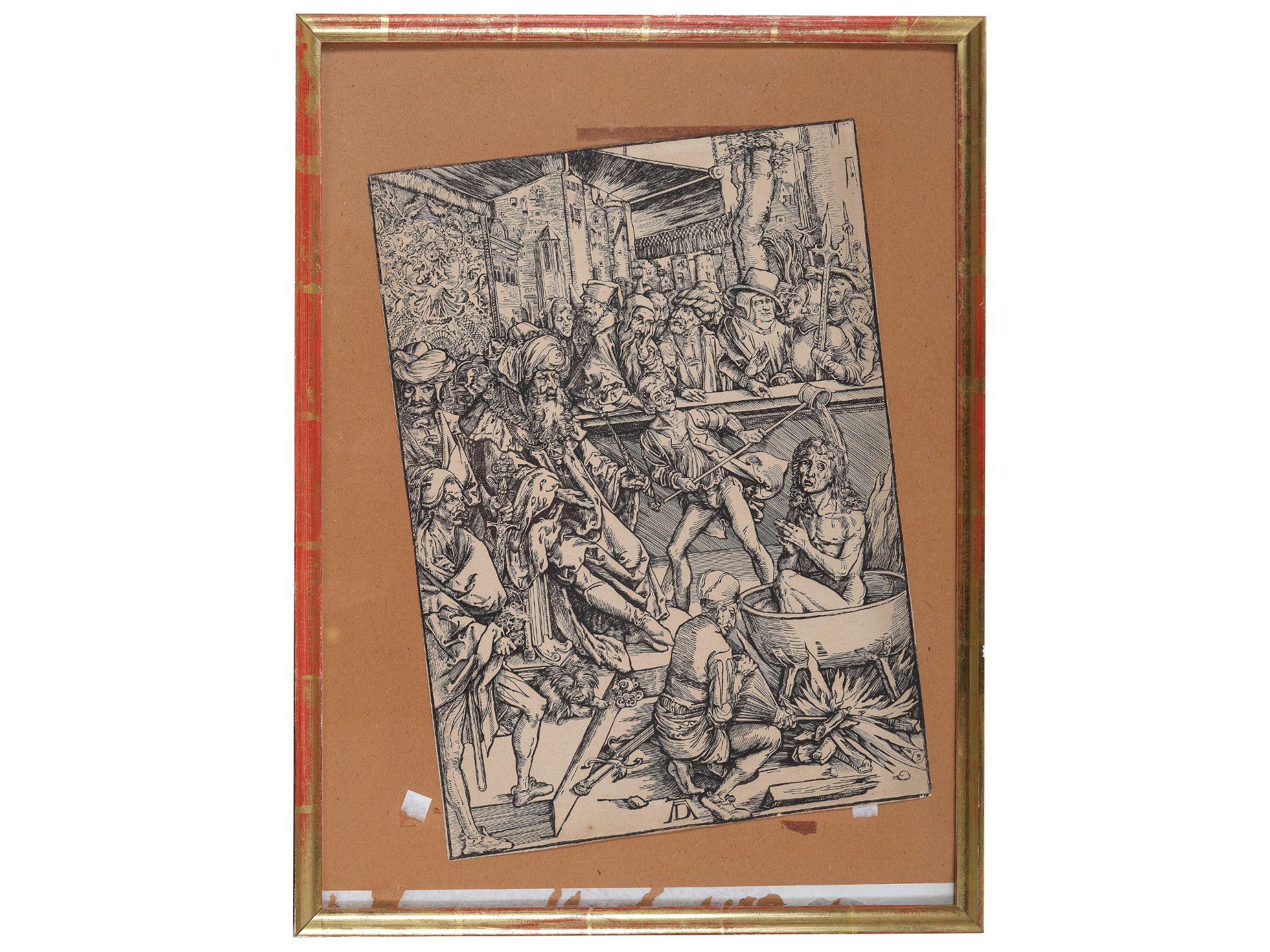 Albrecht Dürer, Nürnberg 1471 - 1528 Nürnberg, Marter des Evangelisten Johannes - Bild 2 aus 3