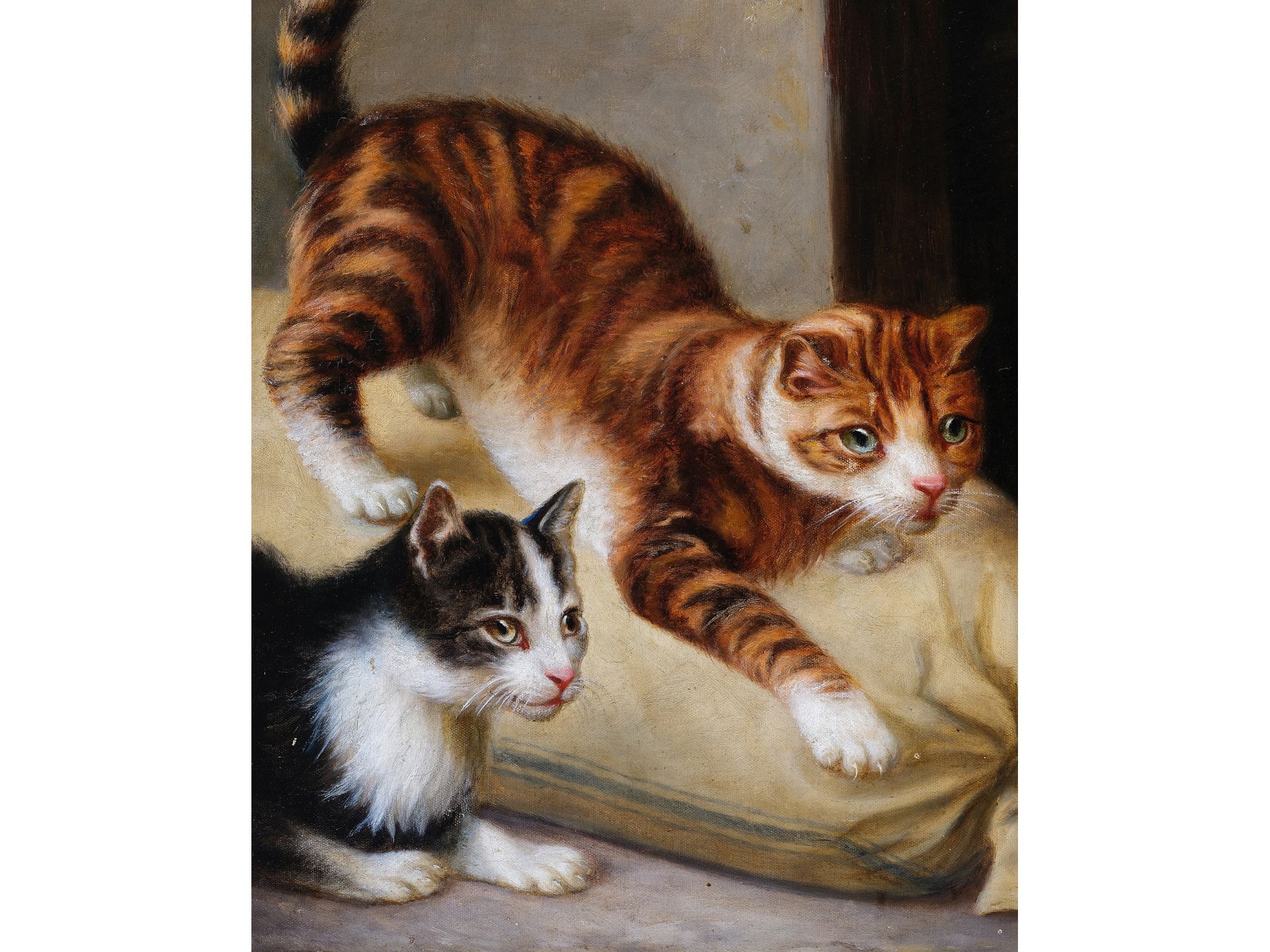 Julius Hamburger, 
Bratislava 1830 - 1909 Vienna, 
Cats - Image 2 of 5