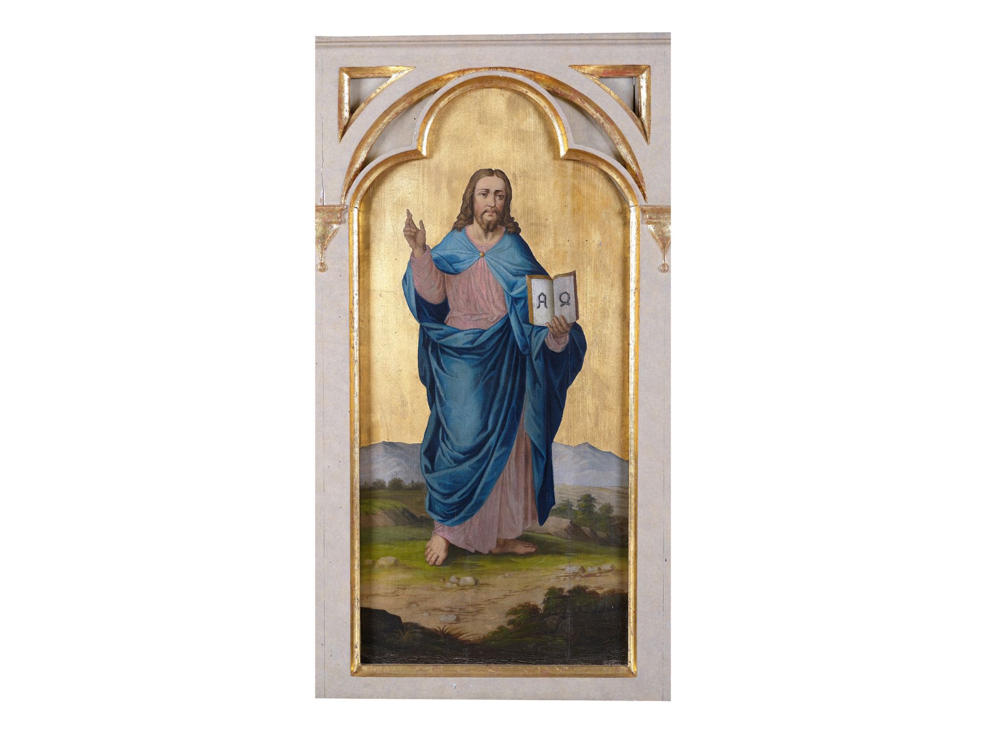 Sehr qualitätvolle Nazarener Malerei, 
Jesus und die Evangelisten - Bild 4 aus 7