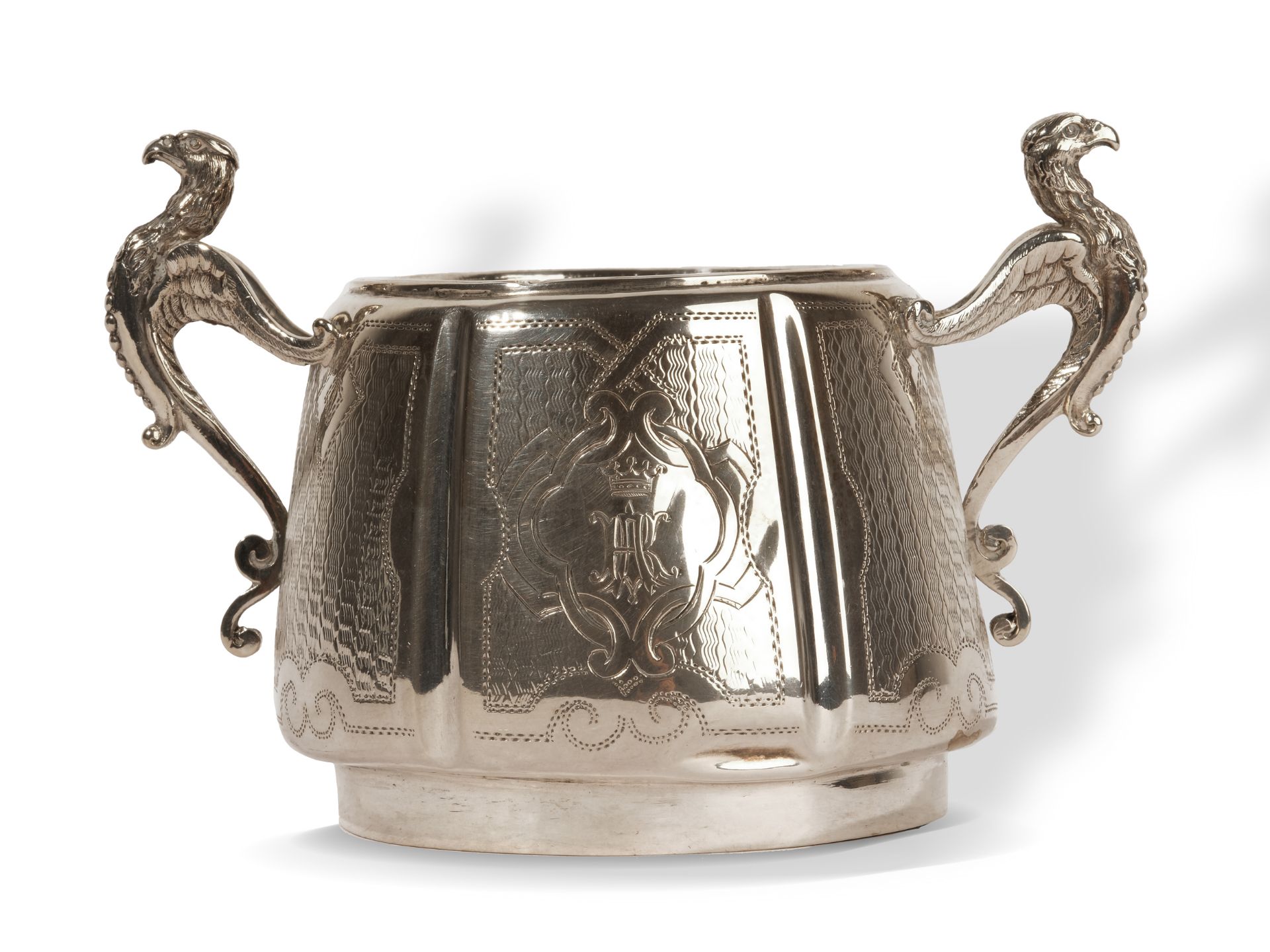 Silver sugar bowl, 
Austria, 
Ca. 1900