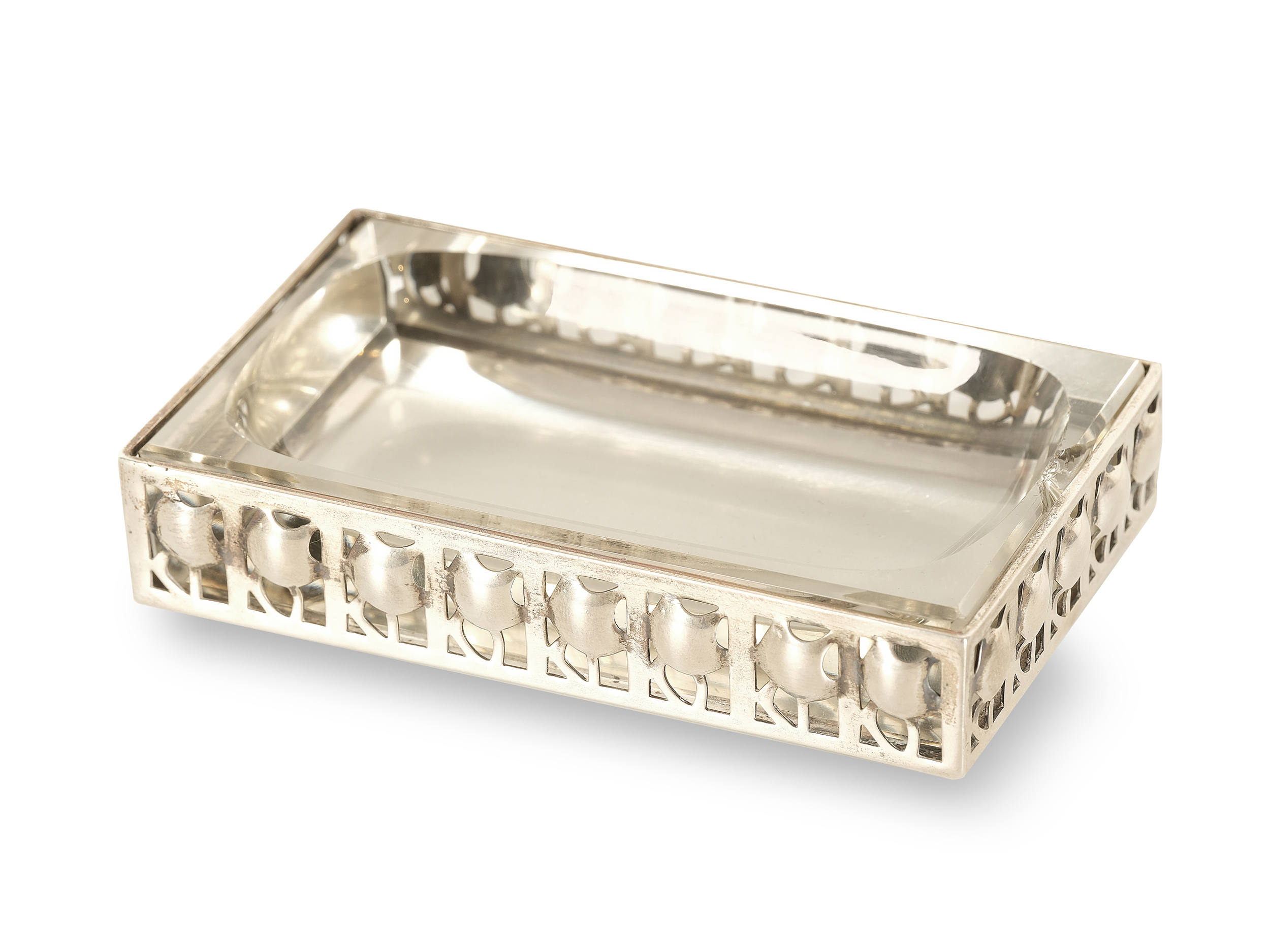 Josef Hoffmann, 
Pirnitz 1870 - 1956 Vienna, 
Business card tray