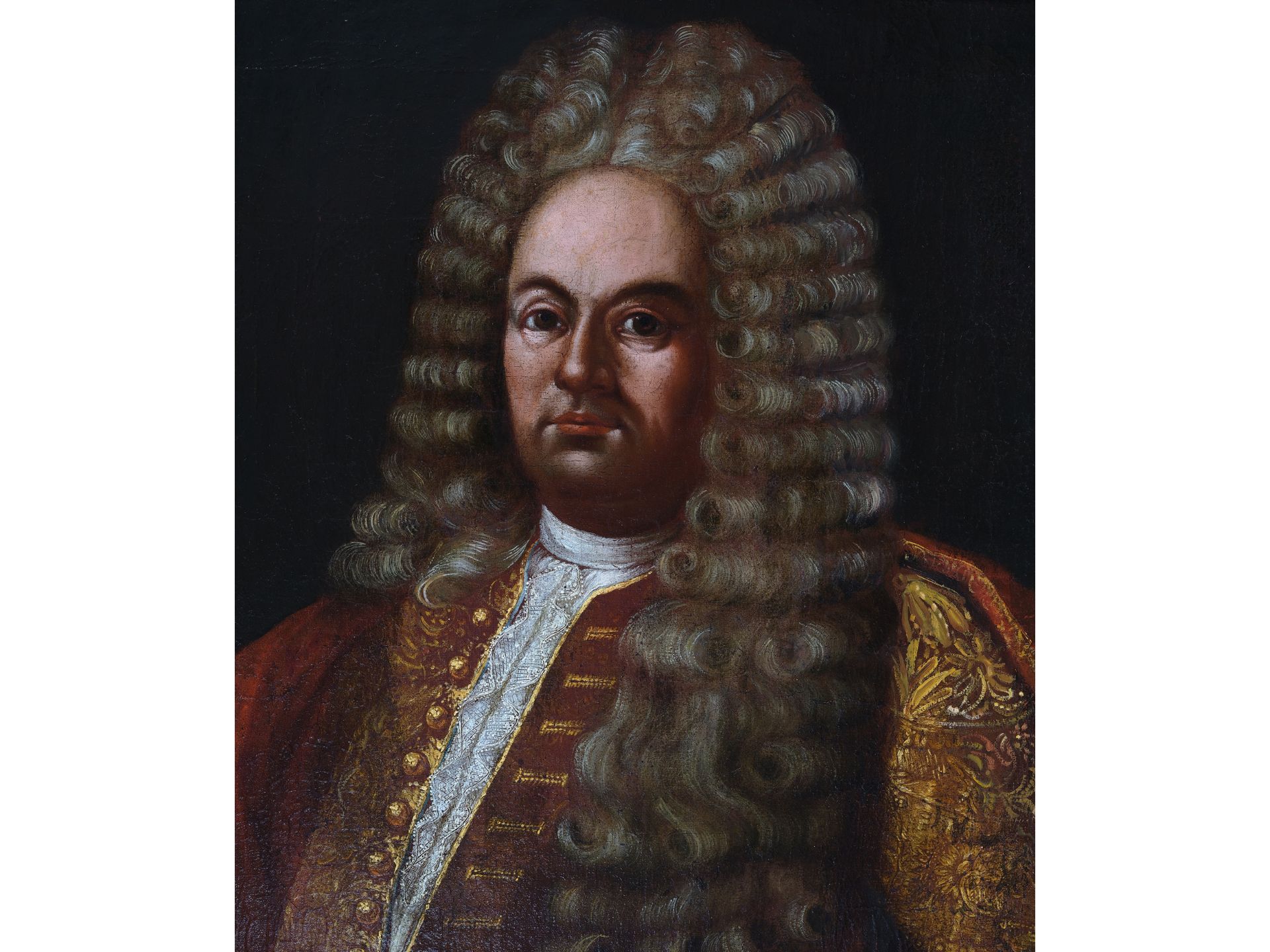 Georg Friedrich Händel, 
Halle an der Saale 1685 - 1759 London, 
Portrait des Barockkomponisten - Bild 3 aus 7