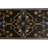 Pietra Dura Platte, Italien/Florenz?, 19. Jahrhundert oder früher