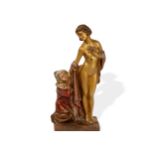 Wiener Bronze, A Titze, Wiener Bildhauer um 1900/20, Der verliebte Pierrot