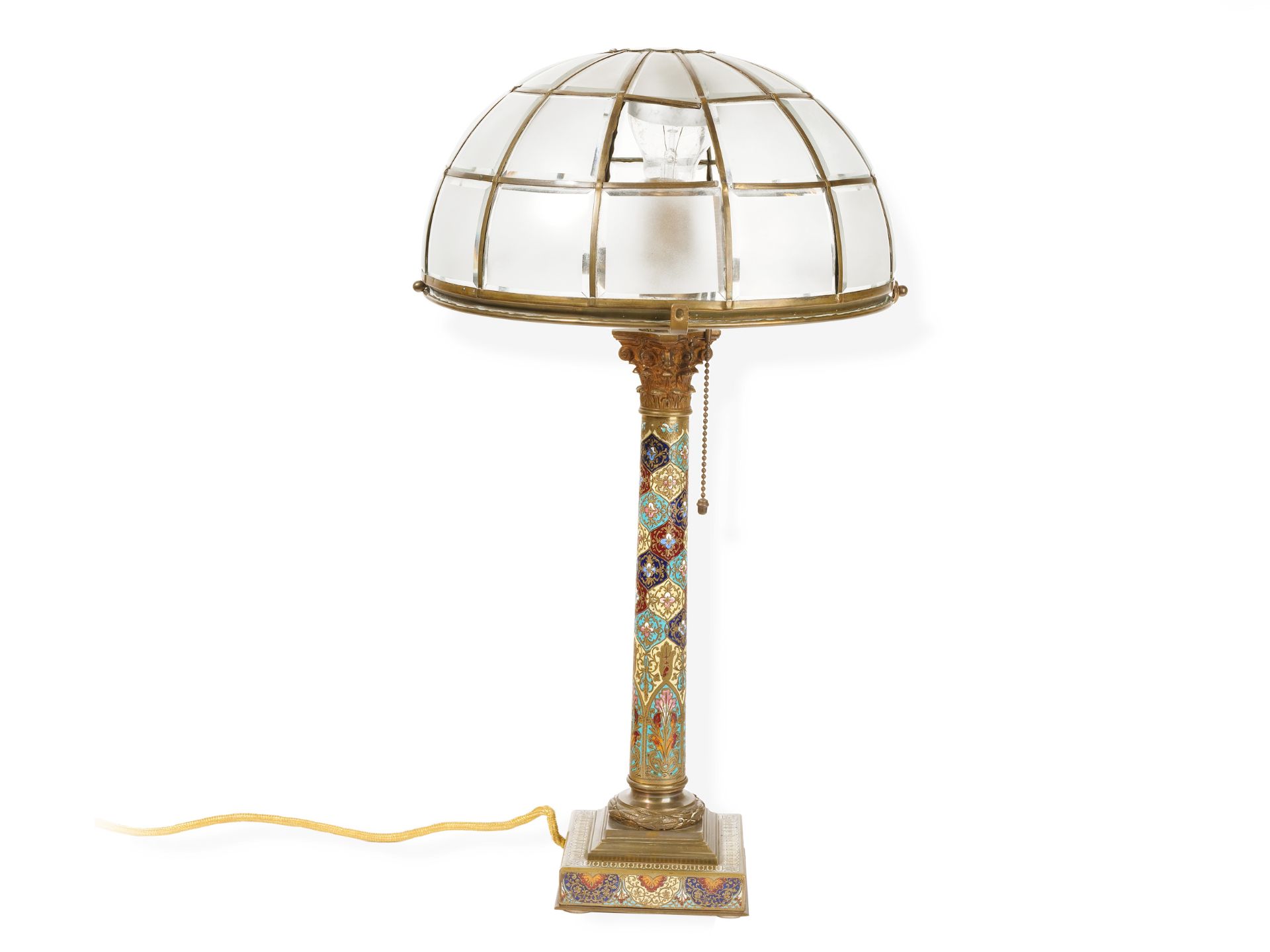 Table lamp, 
Ca. 1910, 
Bronze