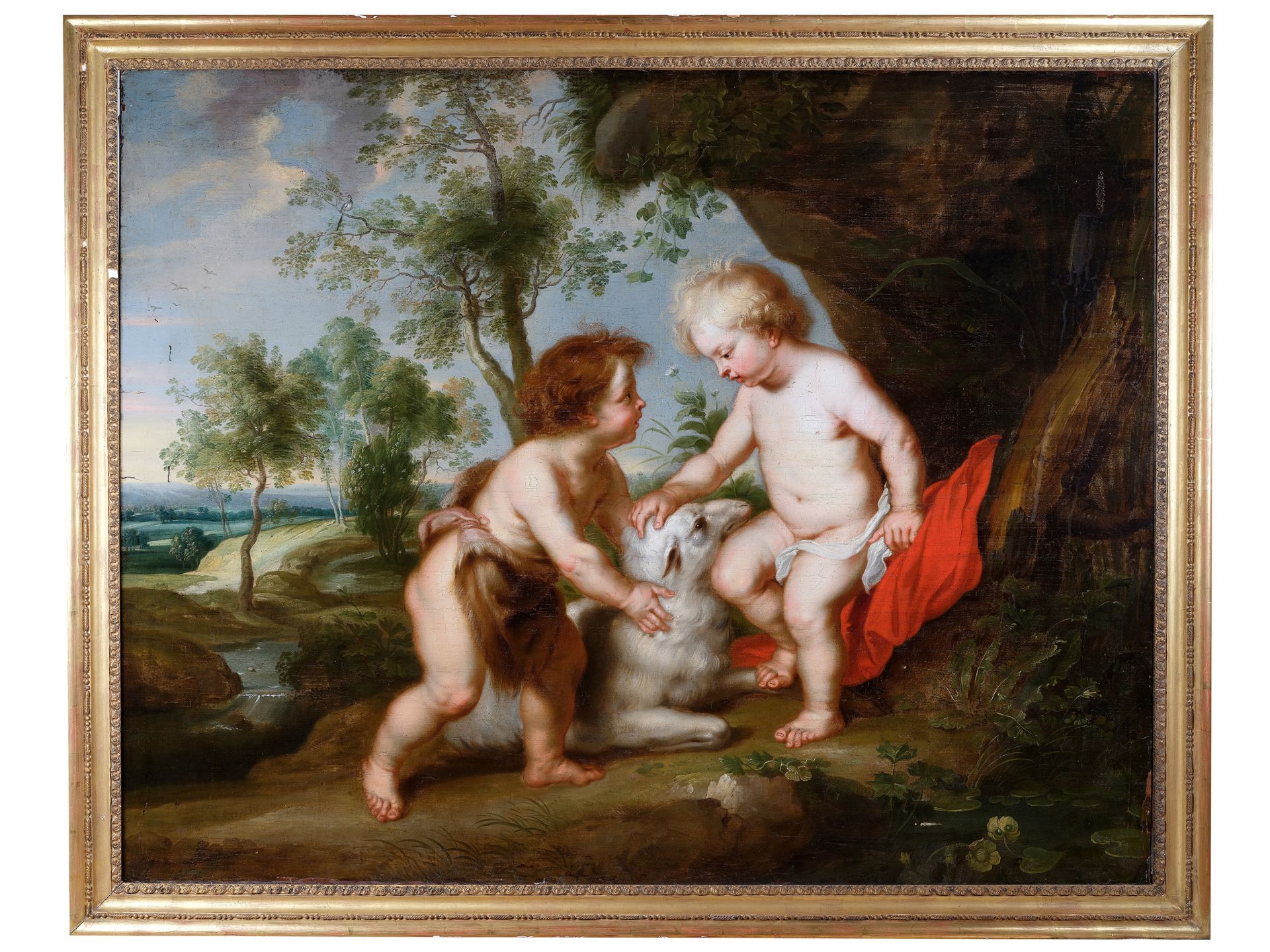 Peter Paul Rubens, 1577 - 1644 & Workshop, The Christ Child and the Infant St. John the Baptist - Image 2 of 16