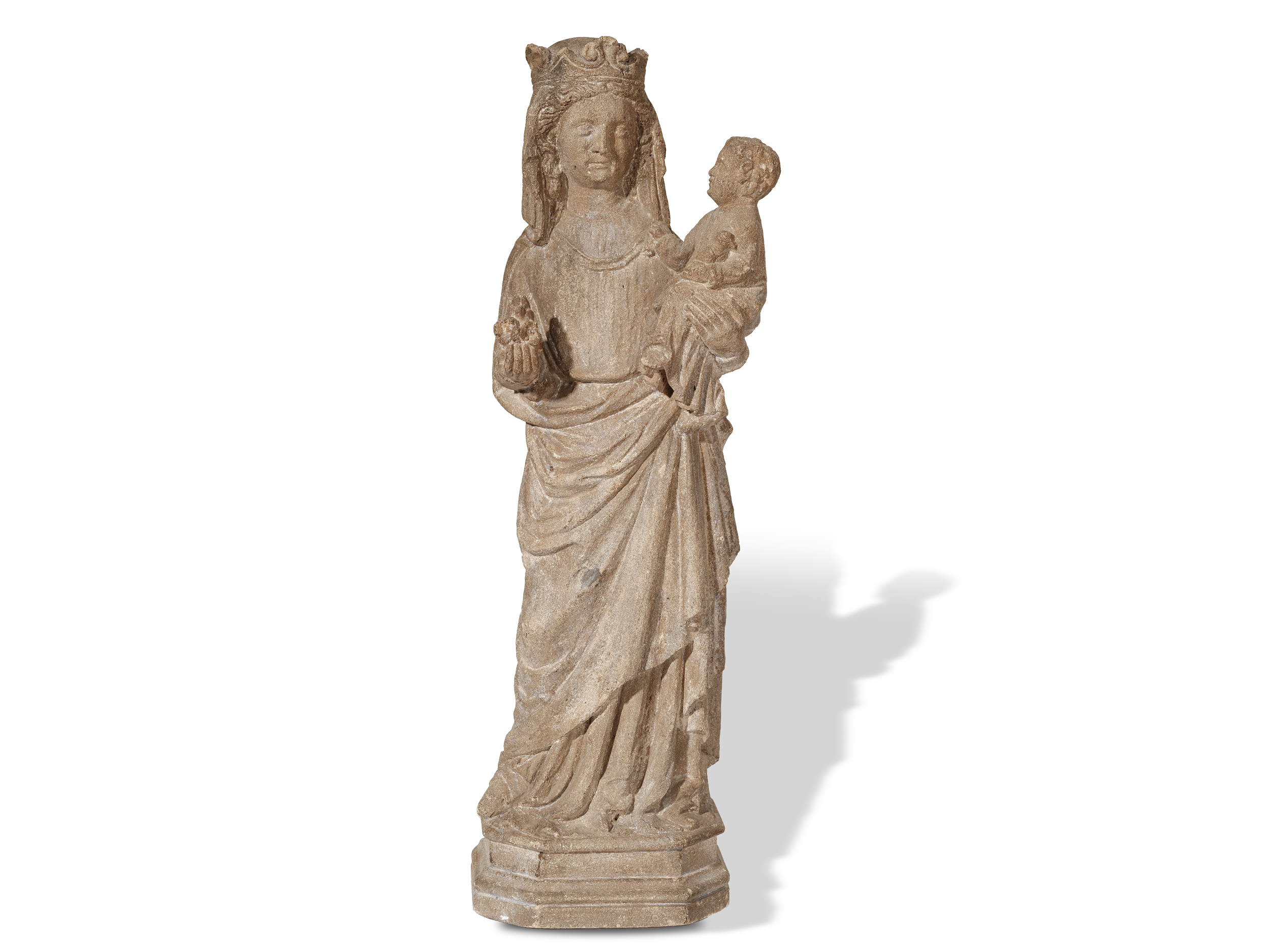 Gothic Madonna, 
France, 
14th/15th century