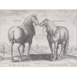 Kupferstich, Barock, 17./18. Jahrhundert, Romanus & Equus Matronalis