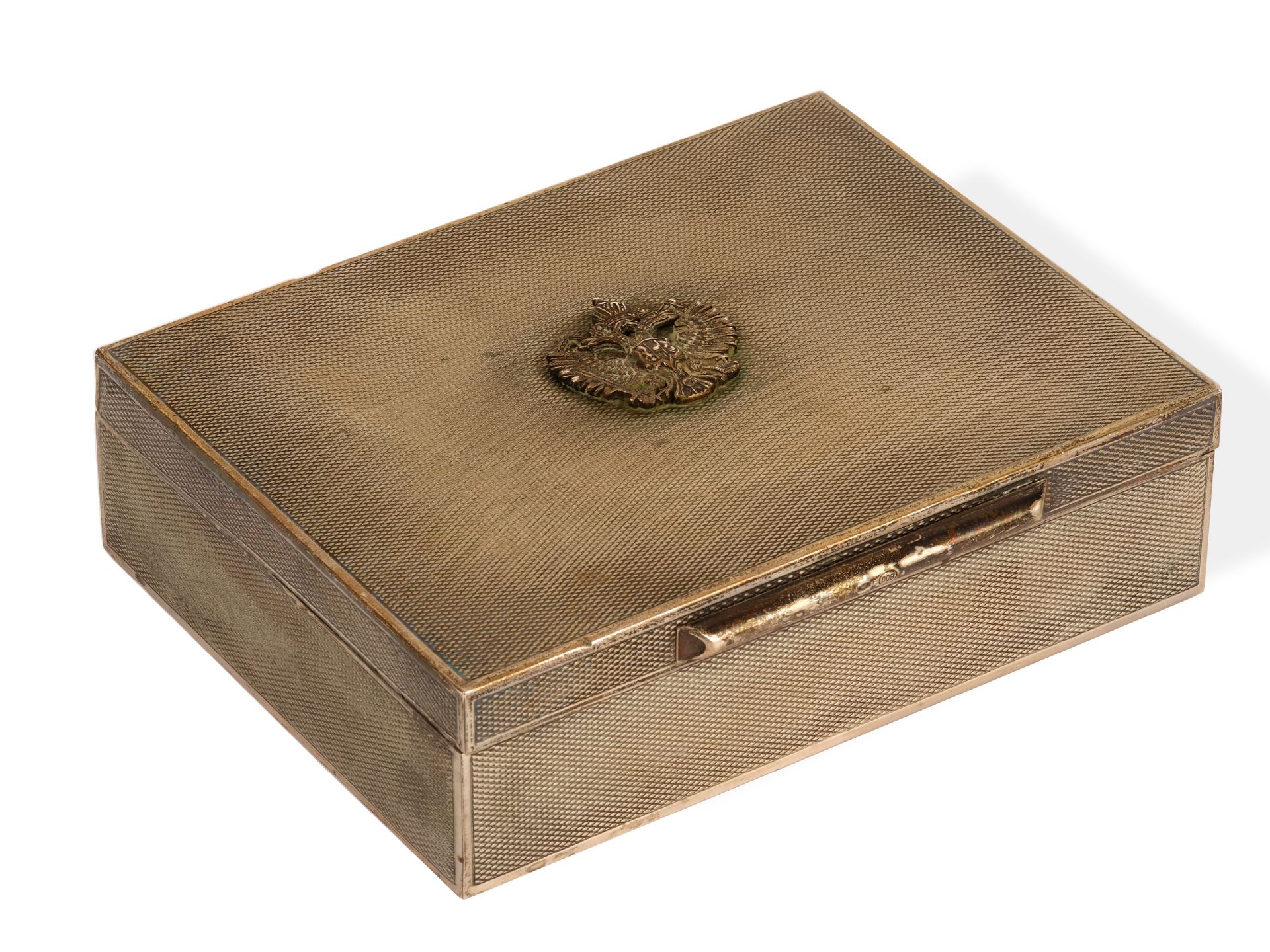 Cigarette box, 
Ca. 1900, 
Rosewood - Image 2 of 5