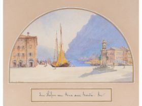Theodor Alphons, 
Krakau 1860 – 1897 Graz 
Riva am Gardasee