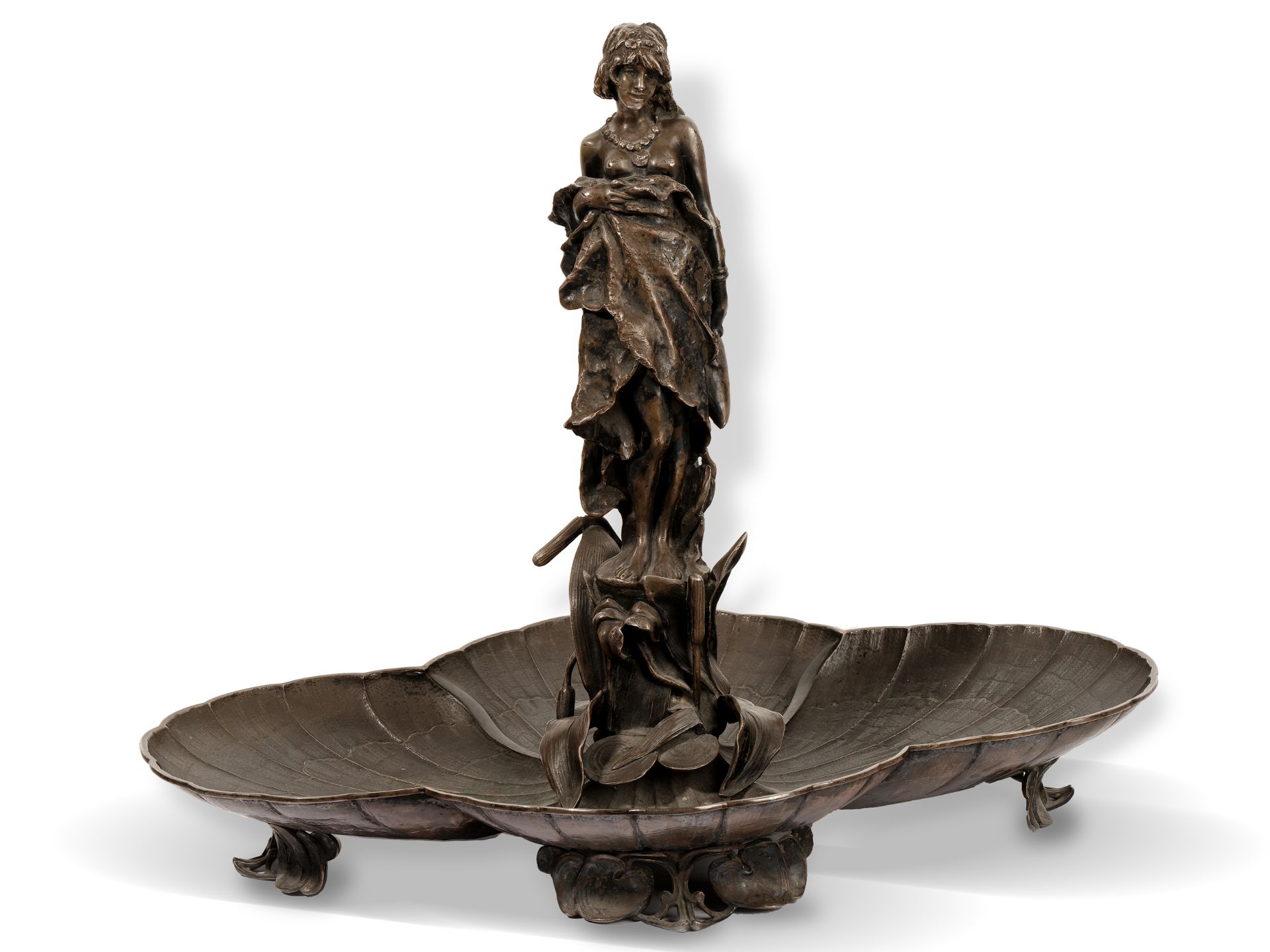 Large art nouveau centerpiece, 
Germany, 
Ca. 1910/15