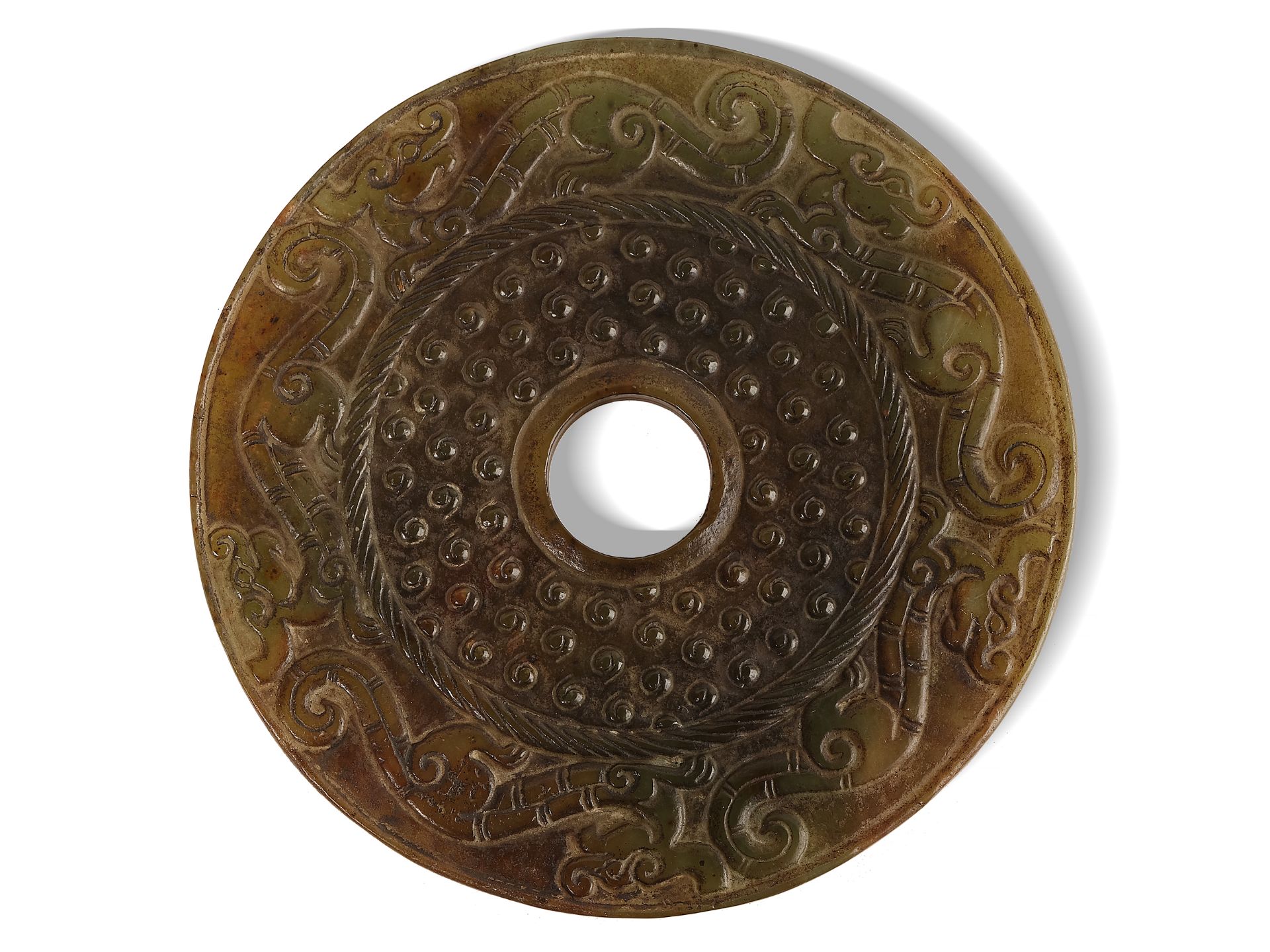Disc, 
China?, 
Jade - Image 2 of 2