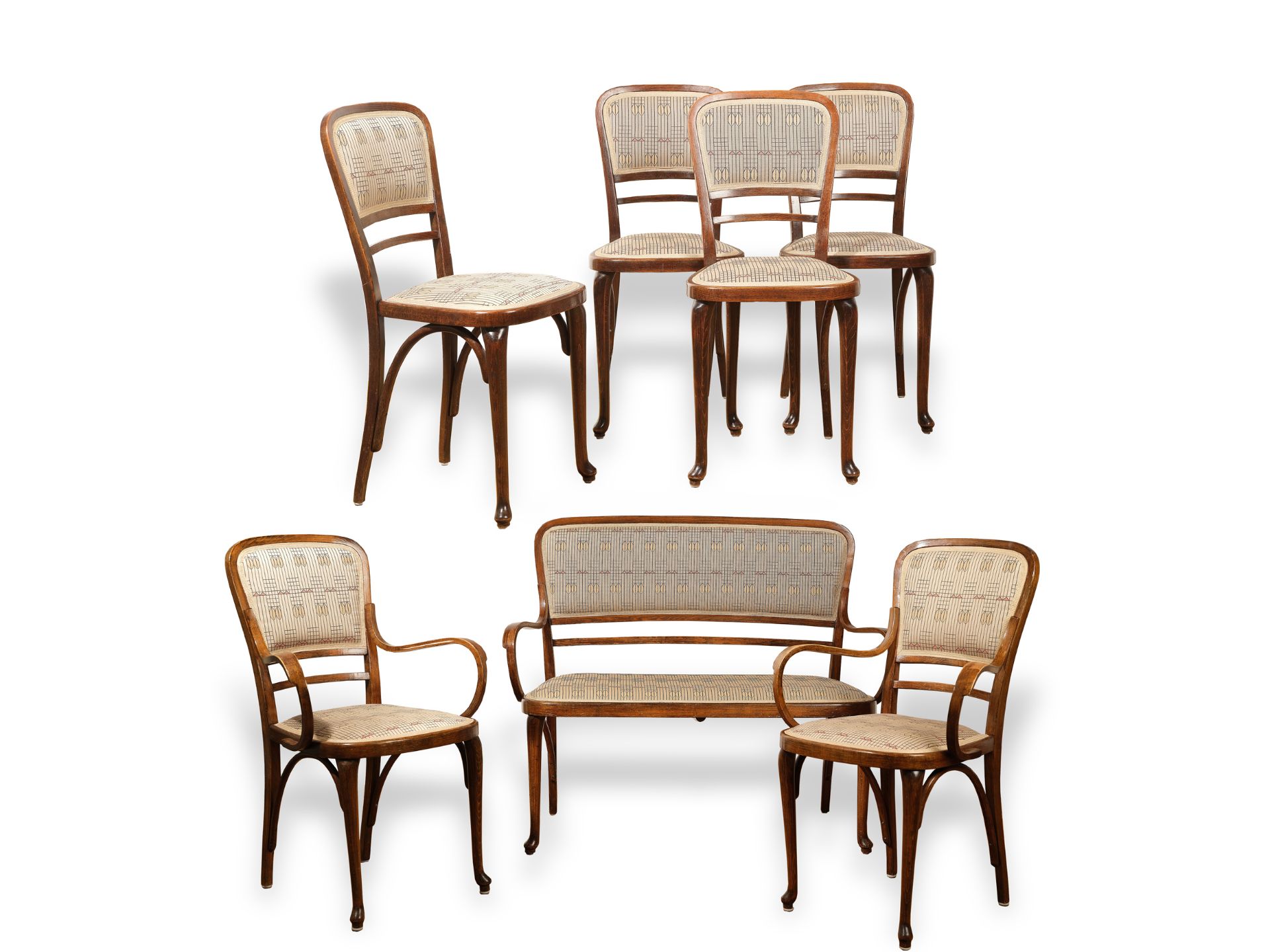 Fa. Thonet, 
Seating set, 
Ca. 1910