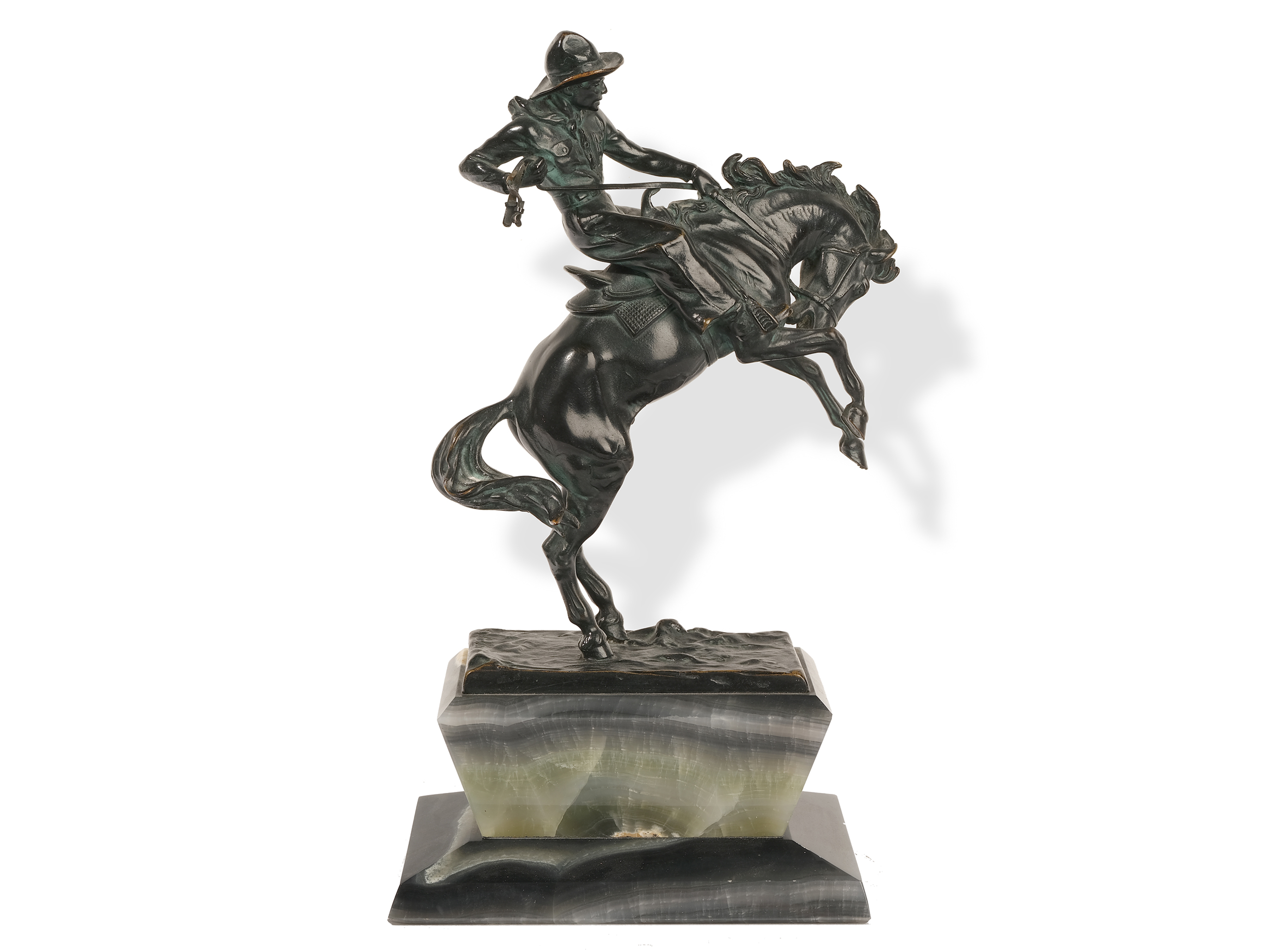 Cowboy, 
Ca. 1910, 
Bronze