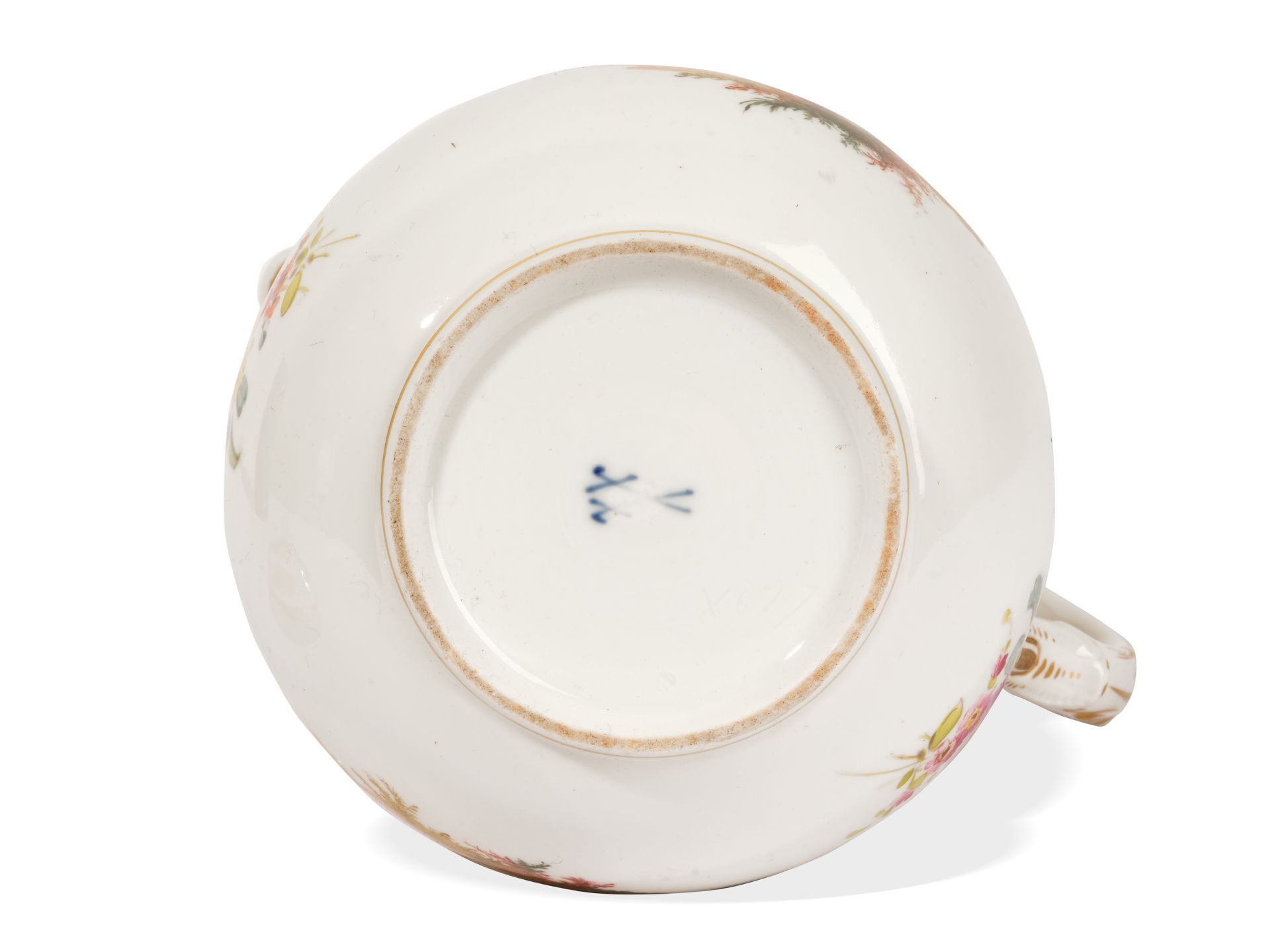Meissen porcelain, 
Coffee & Milk Can, 
Porcelain - Image 11 of 11