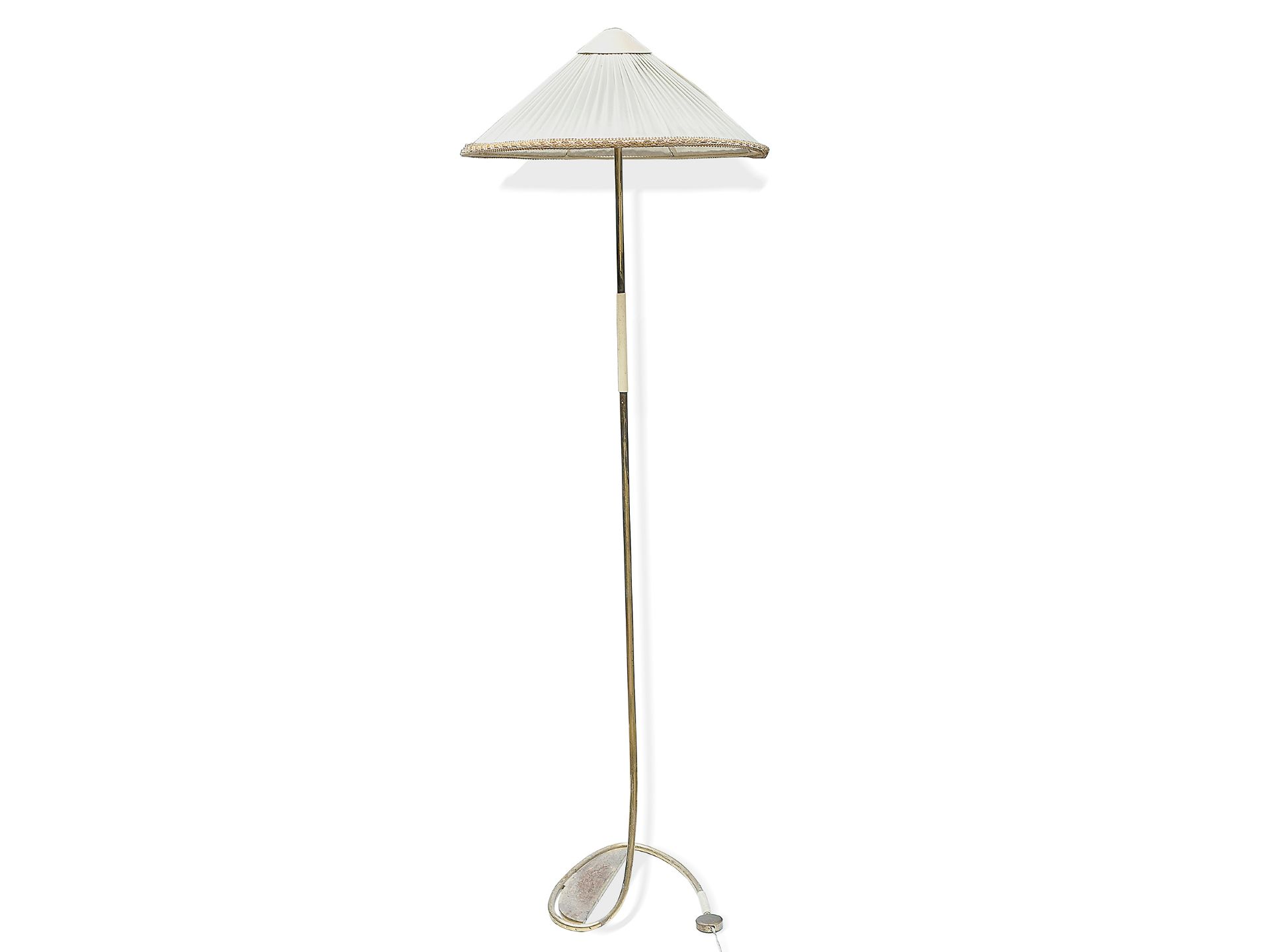 Floor lamp, 
Design probably Rupert Nikoll, 
Austria ca. 1950/55